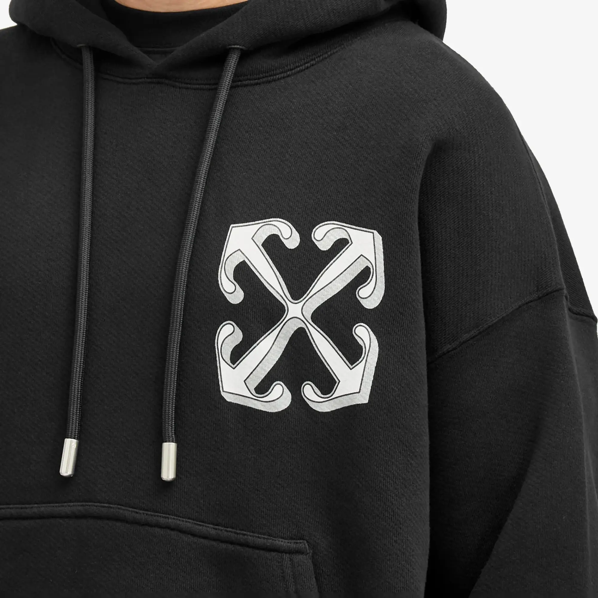 Off-White Men's Dragon Skate Hoodie Black