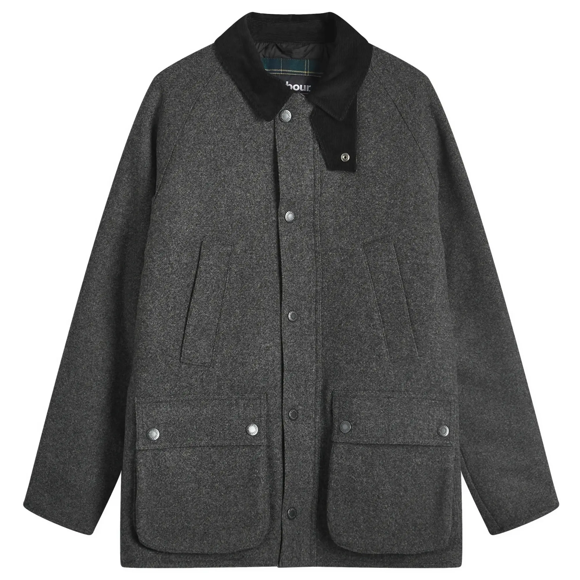 Barbour Men's Bedale Wool Jacket Charcoal