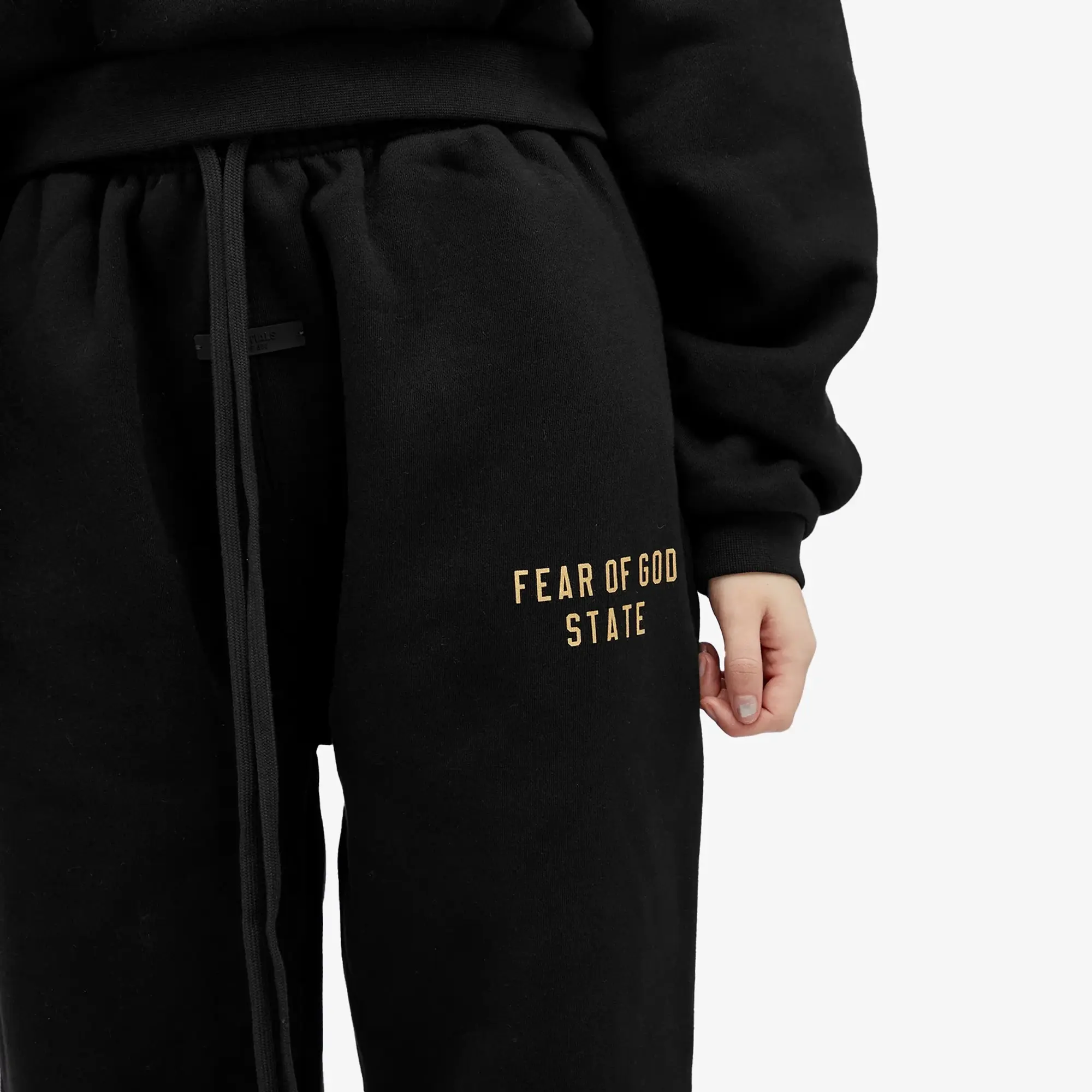 Fear of God ESSENTIALS Women's Fleece Sweatpant Black