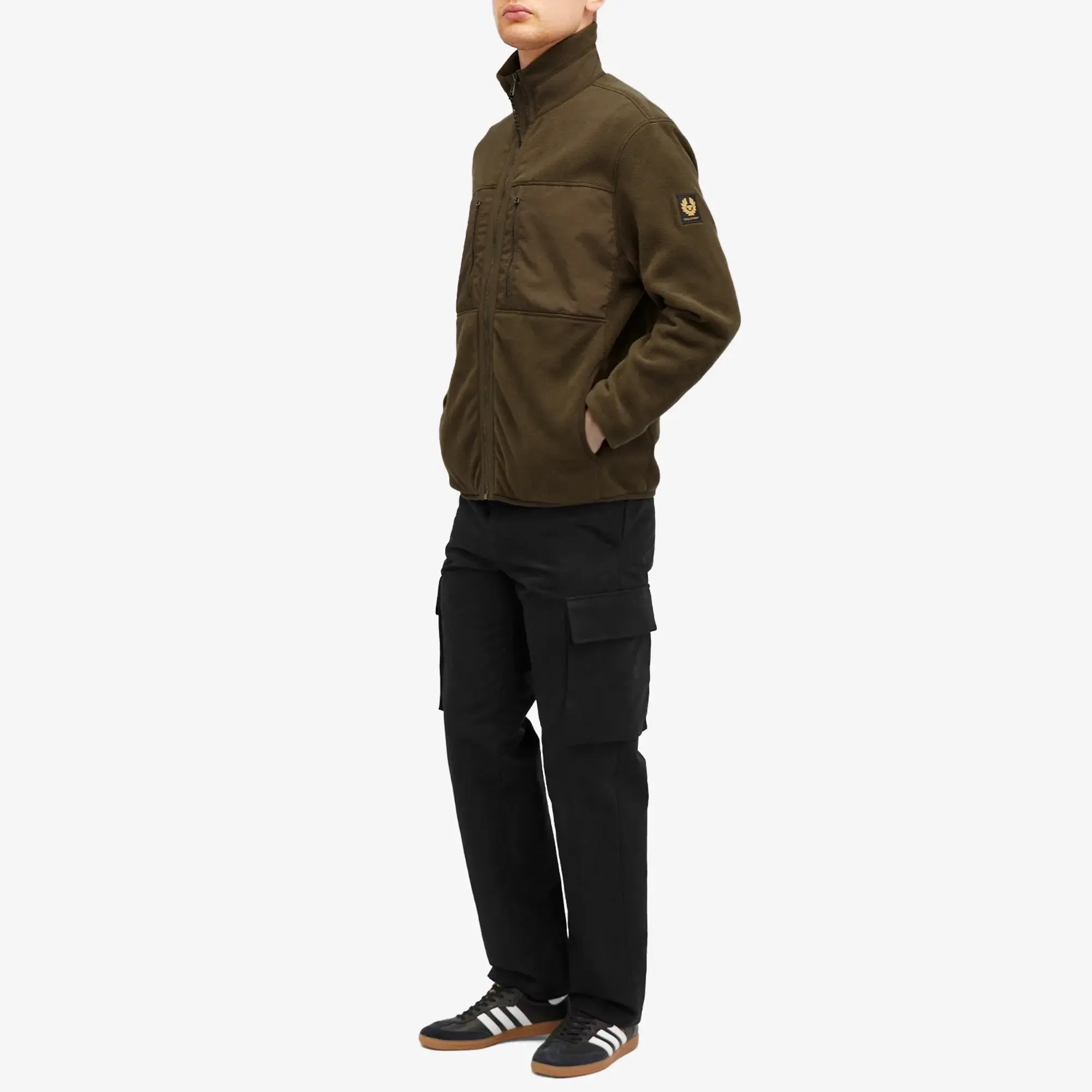 Belstaff Men's Welder Full Zip Sweatshirt Brown