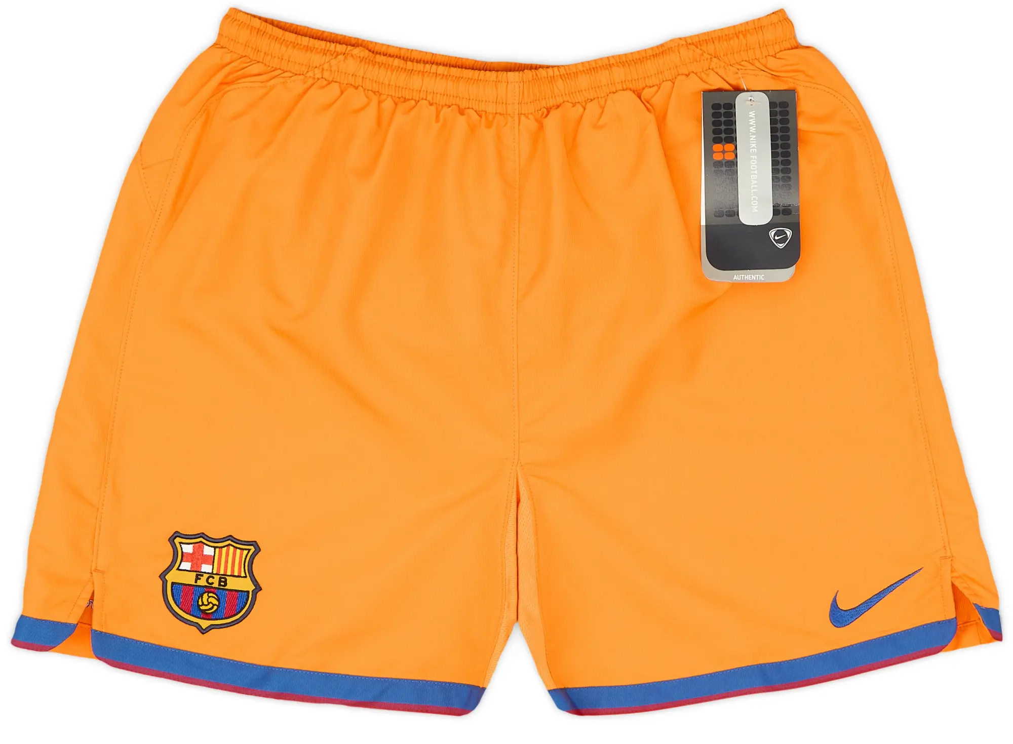 Nike 2006-07 Barcelona Away Shorts - 9/10 - (XL.Kids)