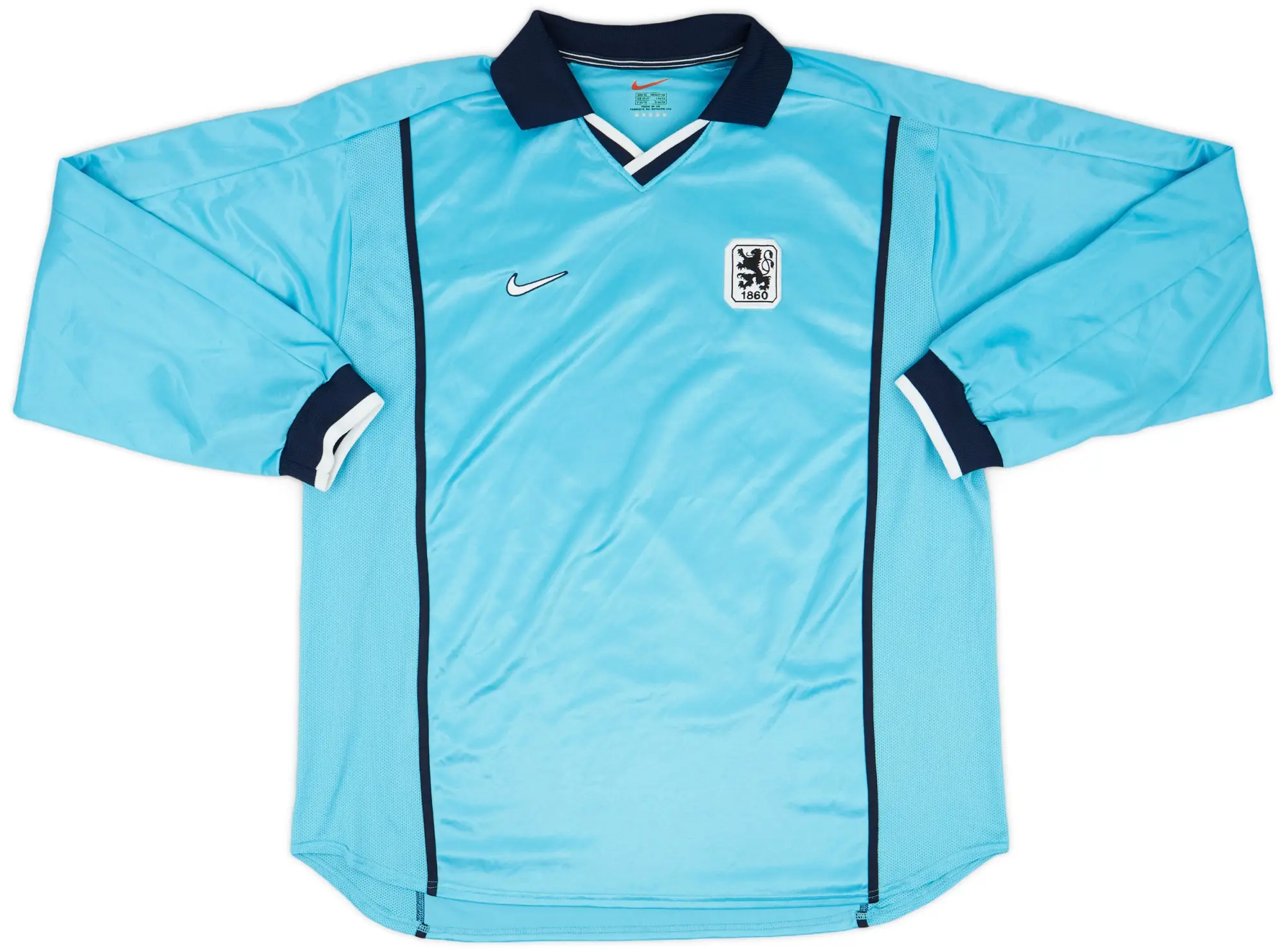 Nike 1999-01 1860 Munich Player Issue Home L/S Shirt - 8/10 - (XL)