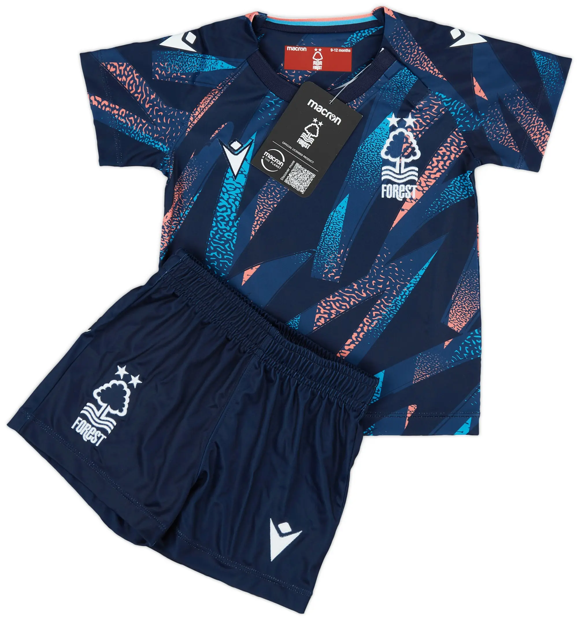 Macron 2022-23 Nottingham Forest Third Shirt & Shorts Kit (9-12 Months)