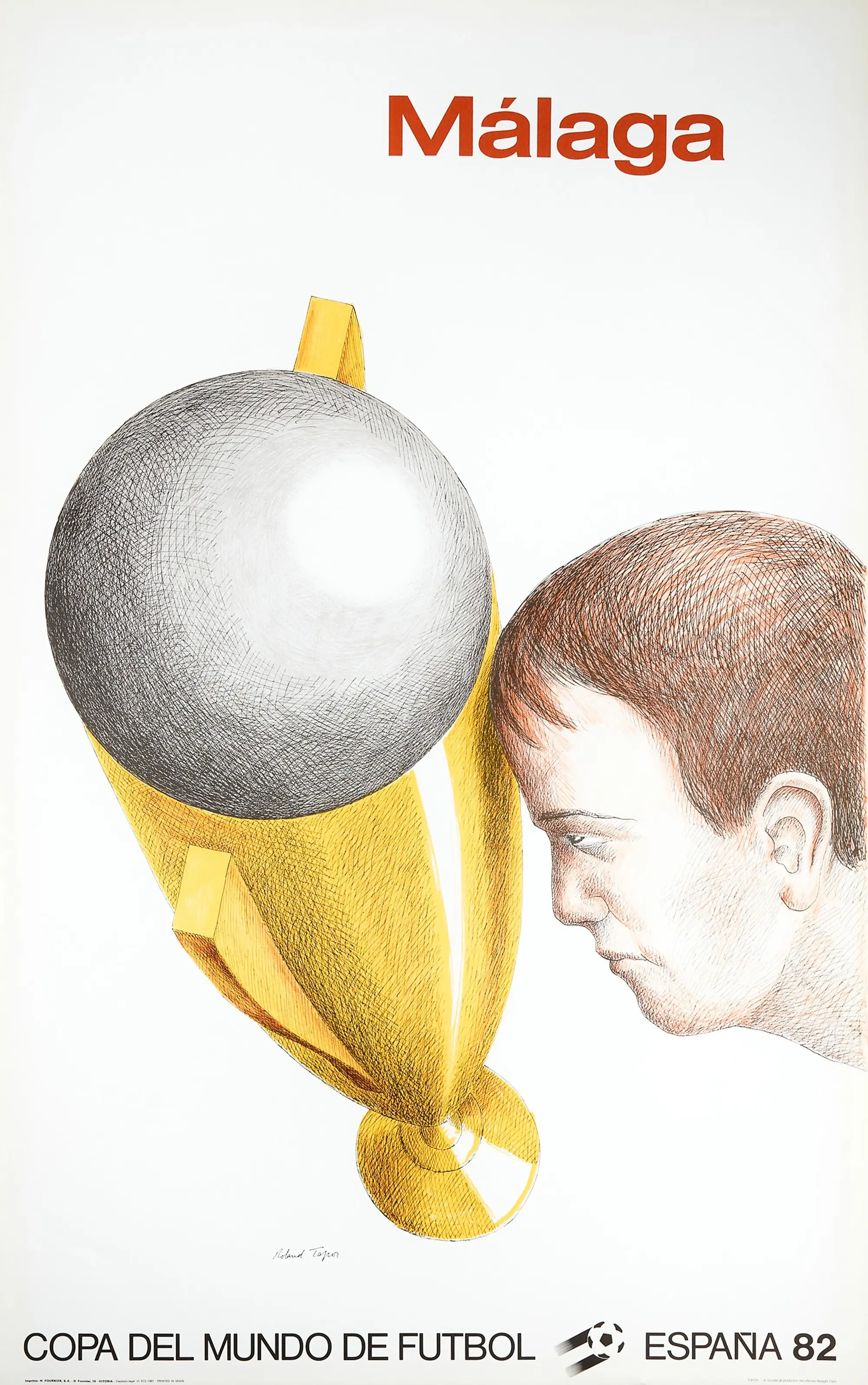 Accessories 1982 Spain World Cup Original Poster (Malaga)