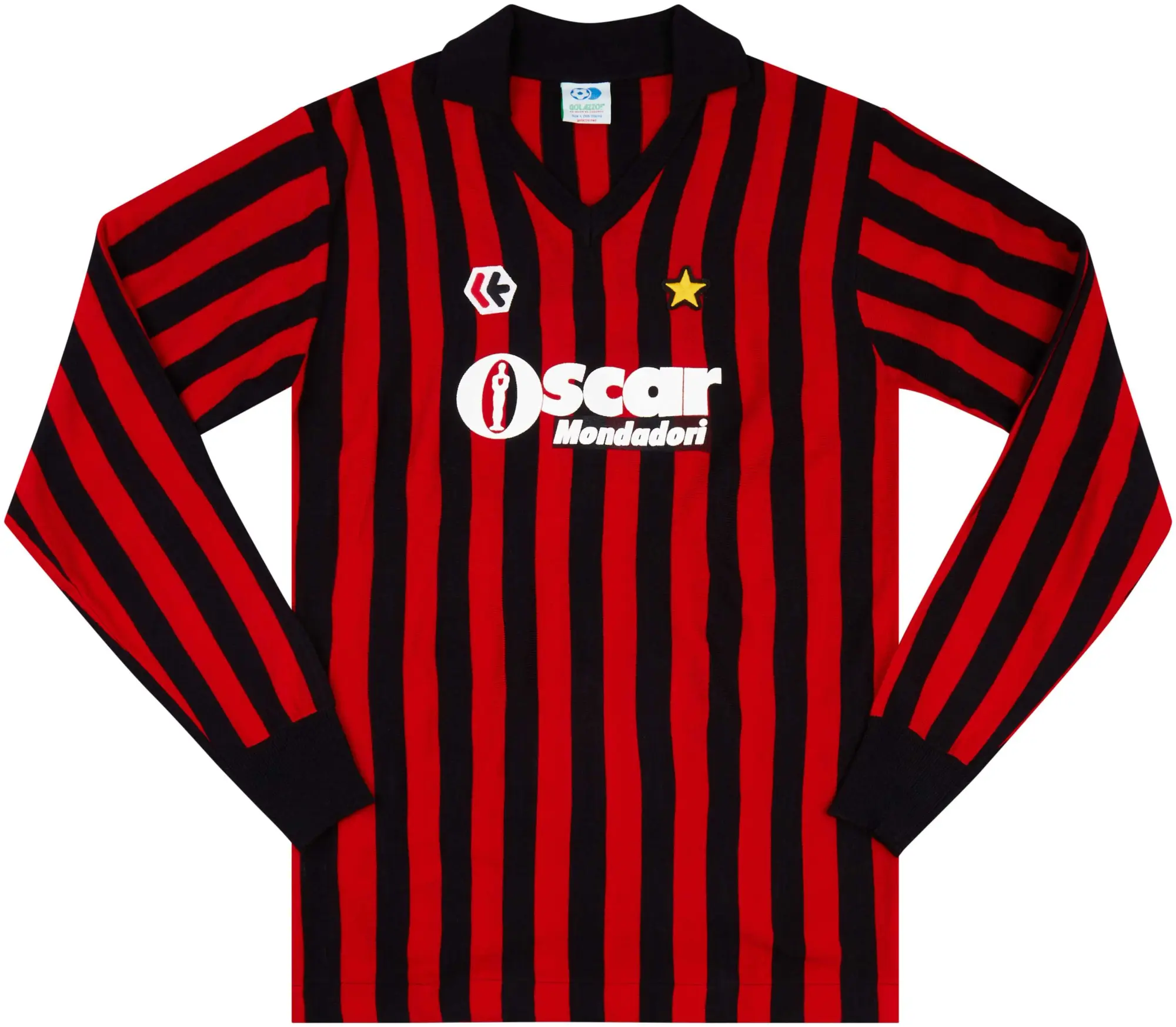 1984-85 AC Milan RollyGo-Reissue Home L/S Shirt #9 (Hateley) L