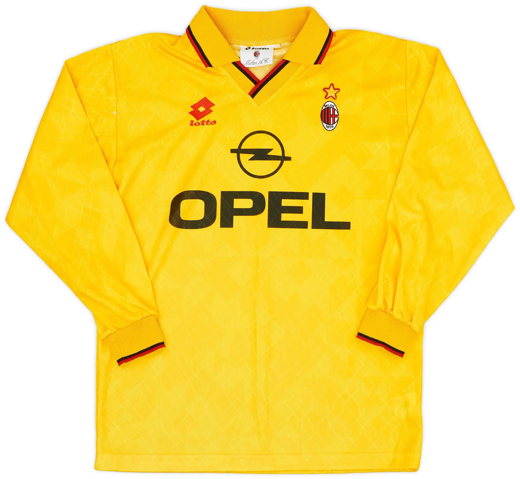 Lotto 1994-96 AC Milan Third L/S Shirt - 8/10 - (S)