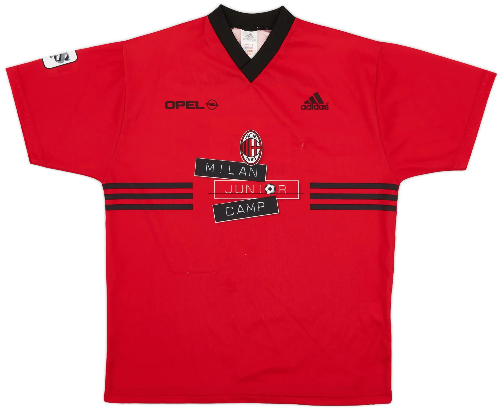 adidas 2000s AC Milan Junior Camp Training Shirt - 7/10 - (S)