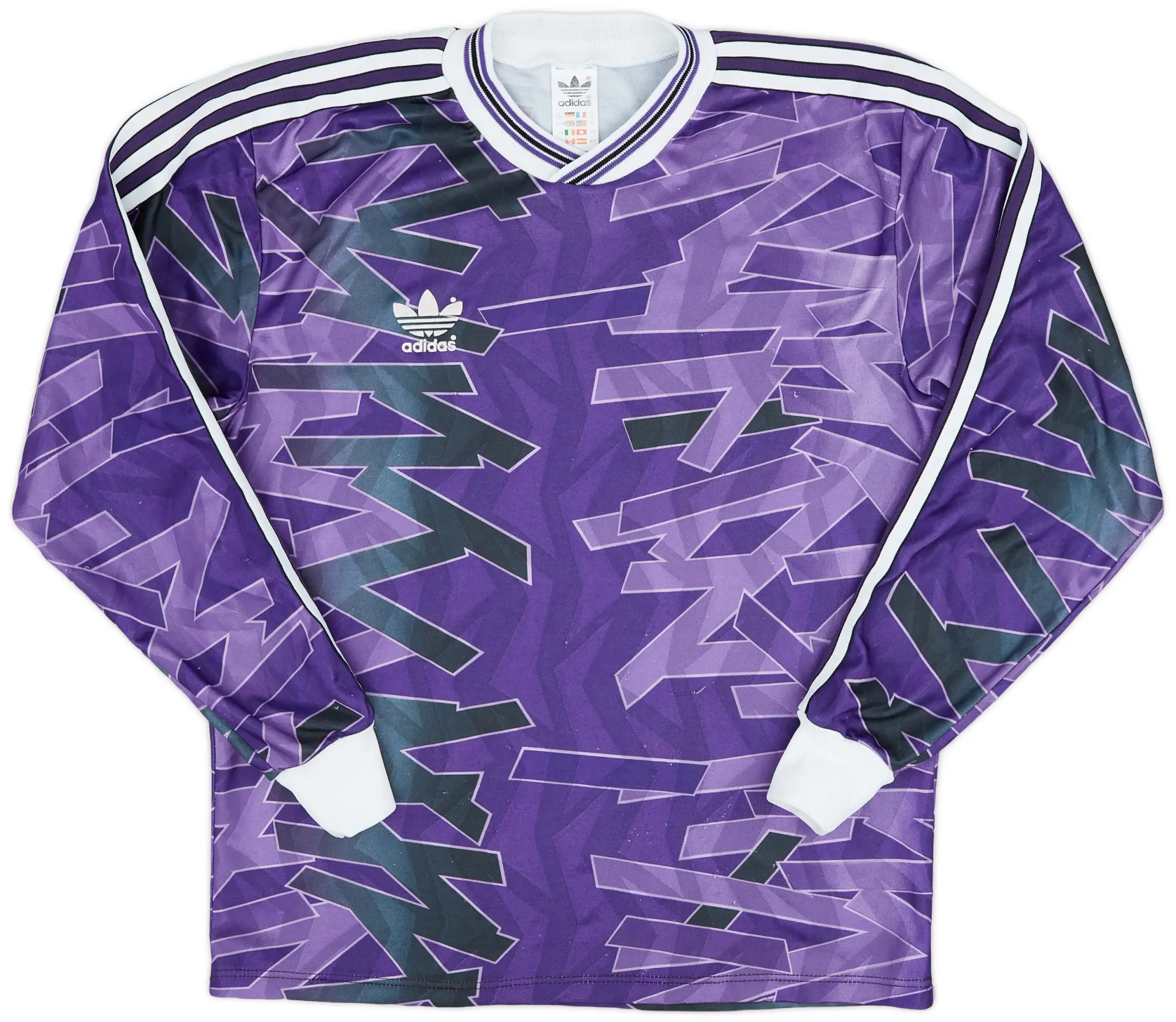 1990s adidas Template L/S Shirt - 8/10 - (S)