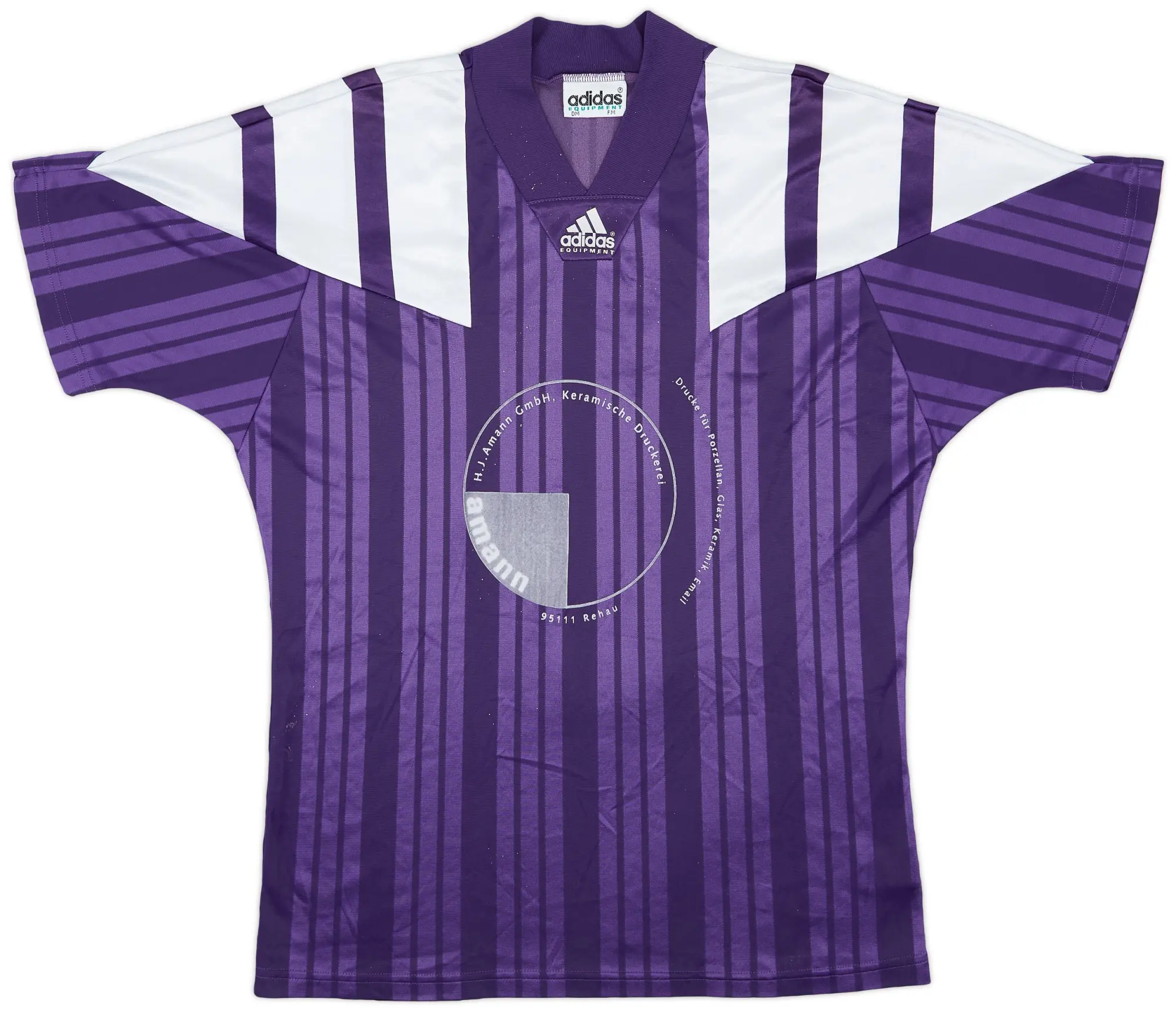 1992-93 adidas Template Shirt #3 - 8/10 - (M)