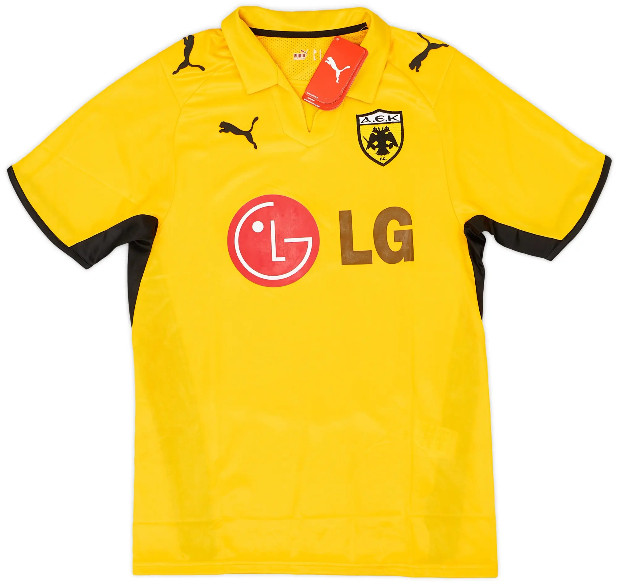 Puma 2008-09 AEK Athens Home Shirt (S)