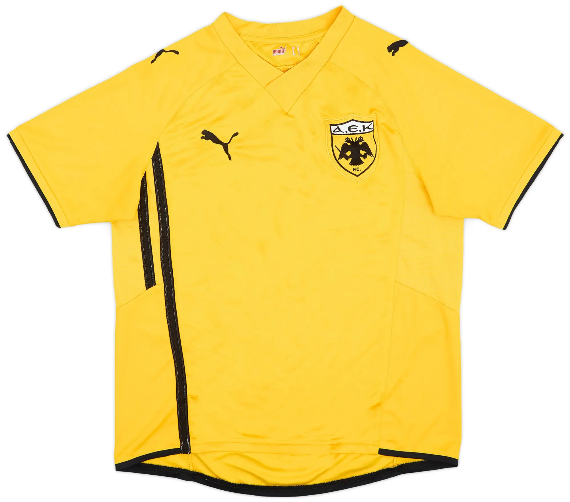 Puma 2009-10 AEK Athens Home Shirt - 9/10 - (M)