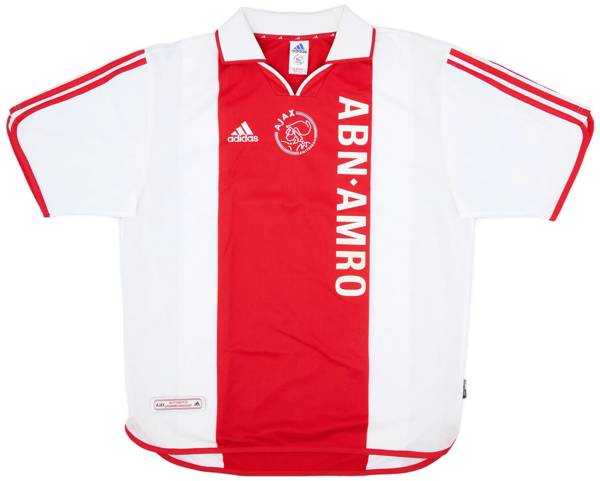 adidas 2000-01 Ajax Centenary Home Shirt - 8/10 - (XL