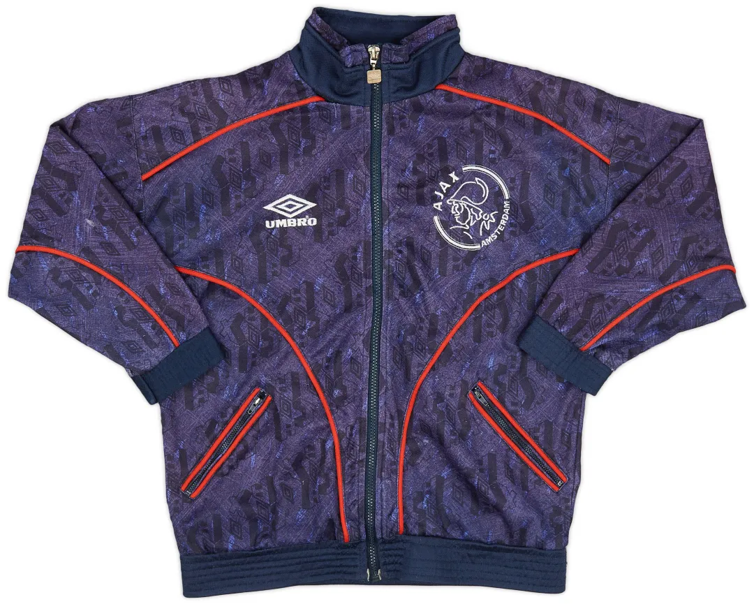1995-96 Ajax Umbro Track Jacket - 8/10 - (S) | AJXJ95647-FT