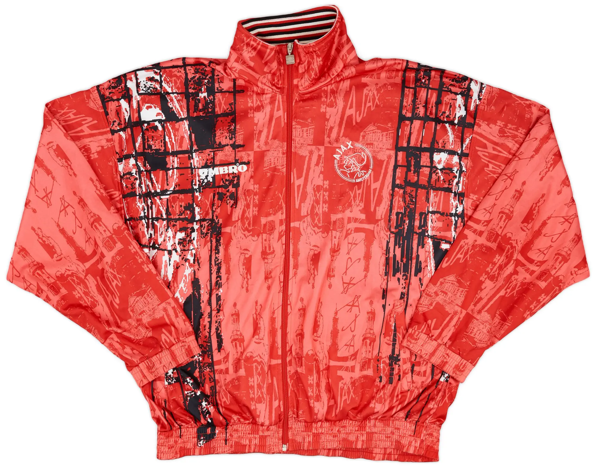 1996-97 Ajax Umbro Track Jacket - 10/10 - (XXL)