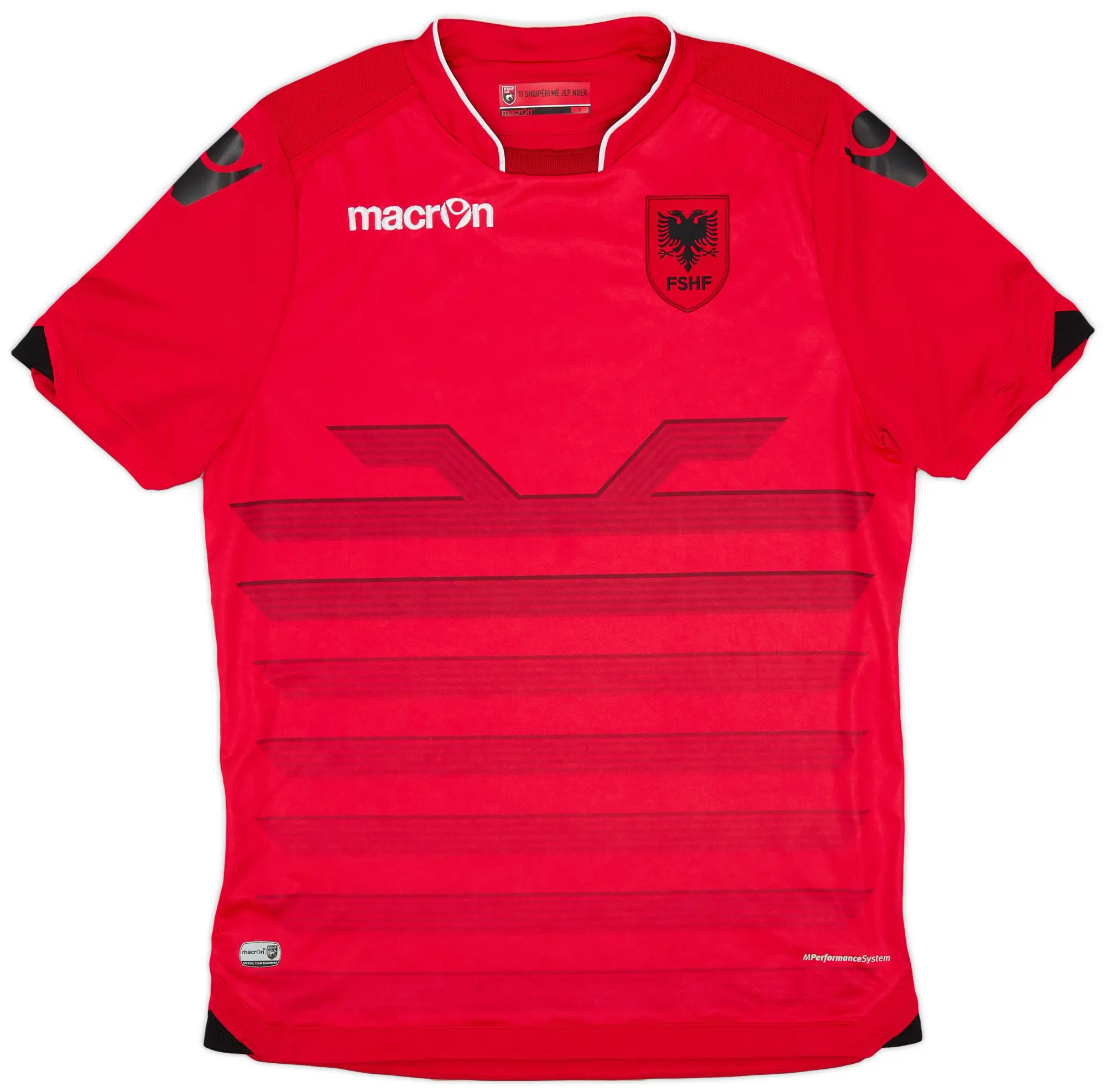 Macron 2016 Albania Home Shirt - 10/10 - (S)
