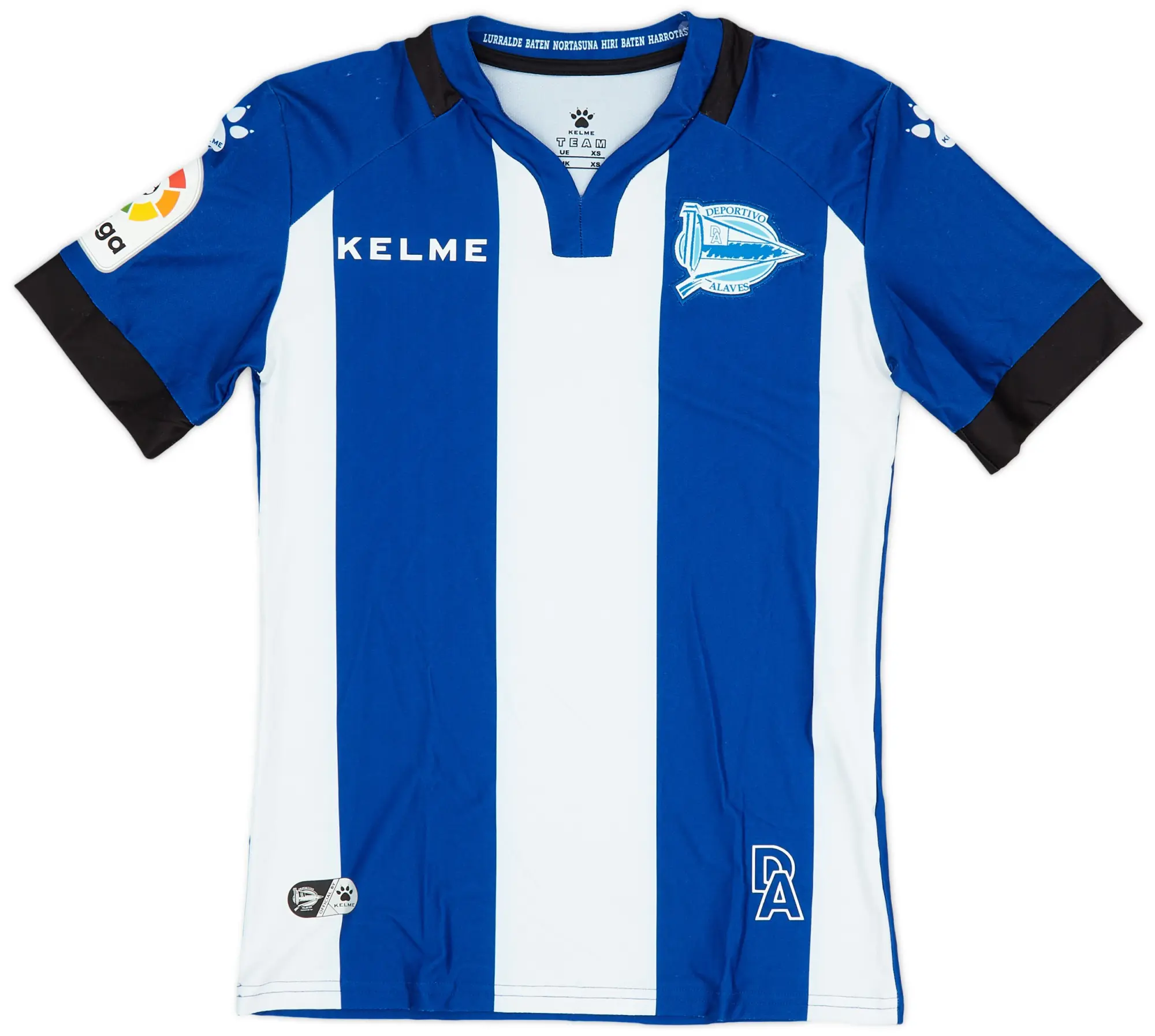 Kelme 2017-18 Alaves Home Shirt - 7/10 - (XS)
