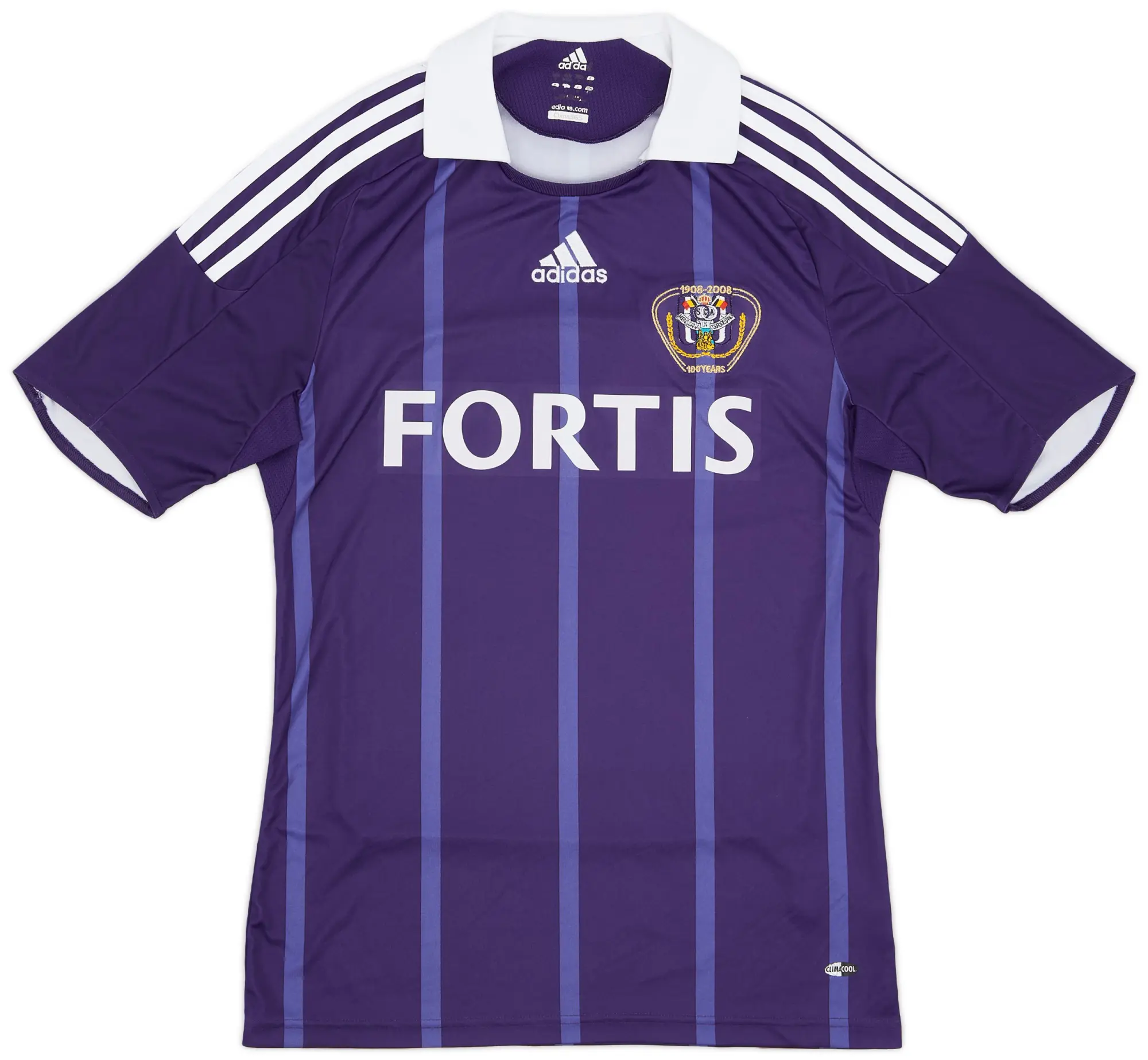 adidas 2008-09 Anderlecht Centenary Away Shirt - 9/10 - (S)