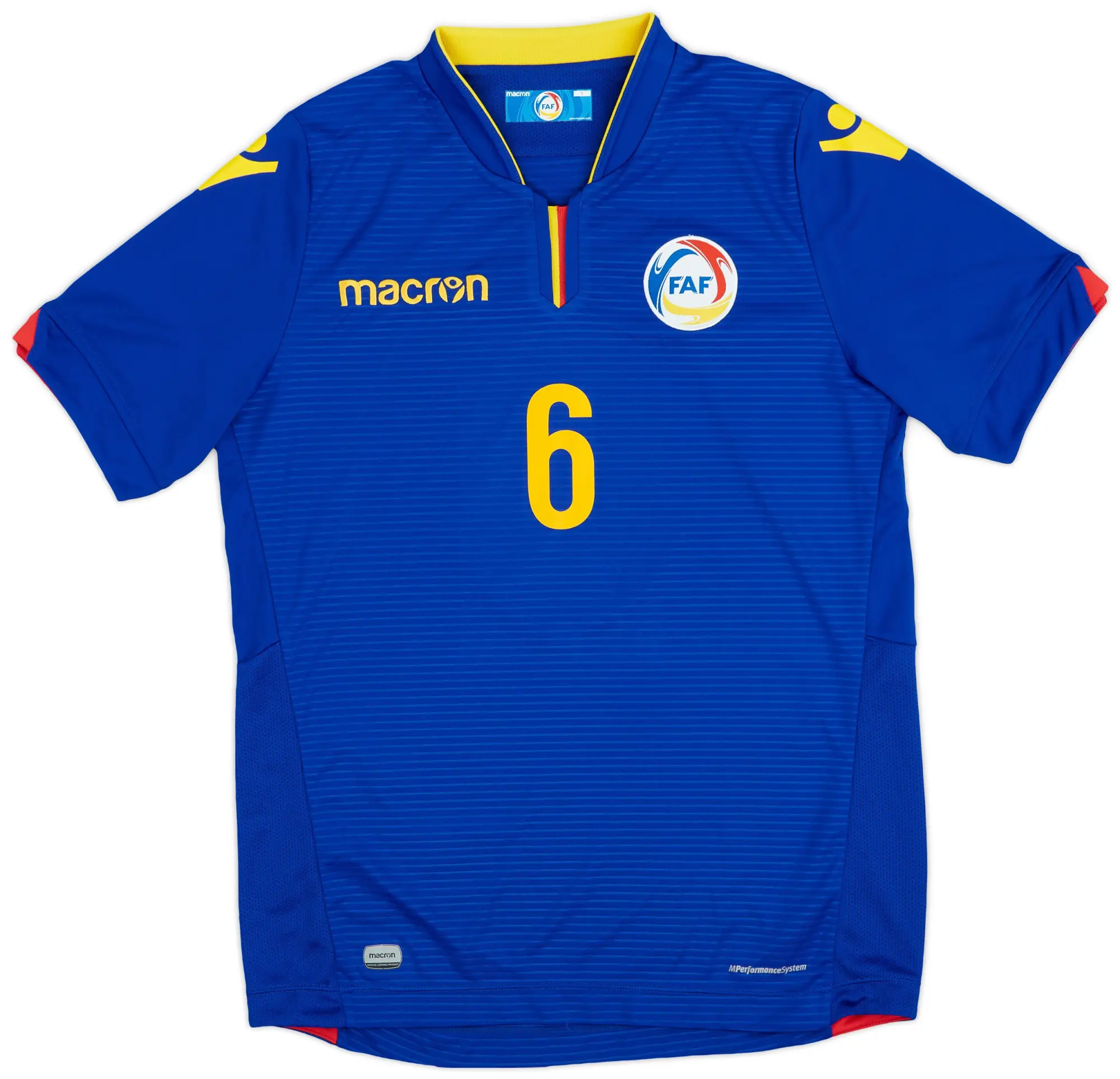 Macron 2018-20 Andorra Away Shirt #6 - 9/10 - (S)