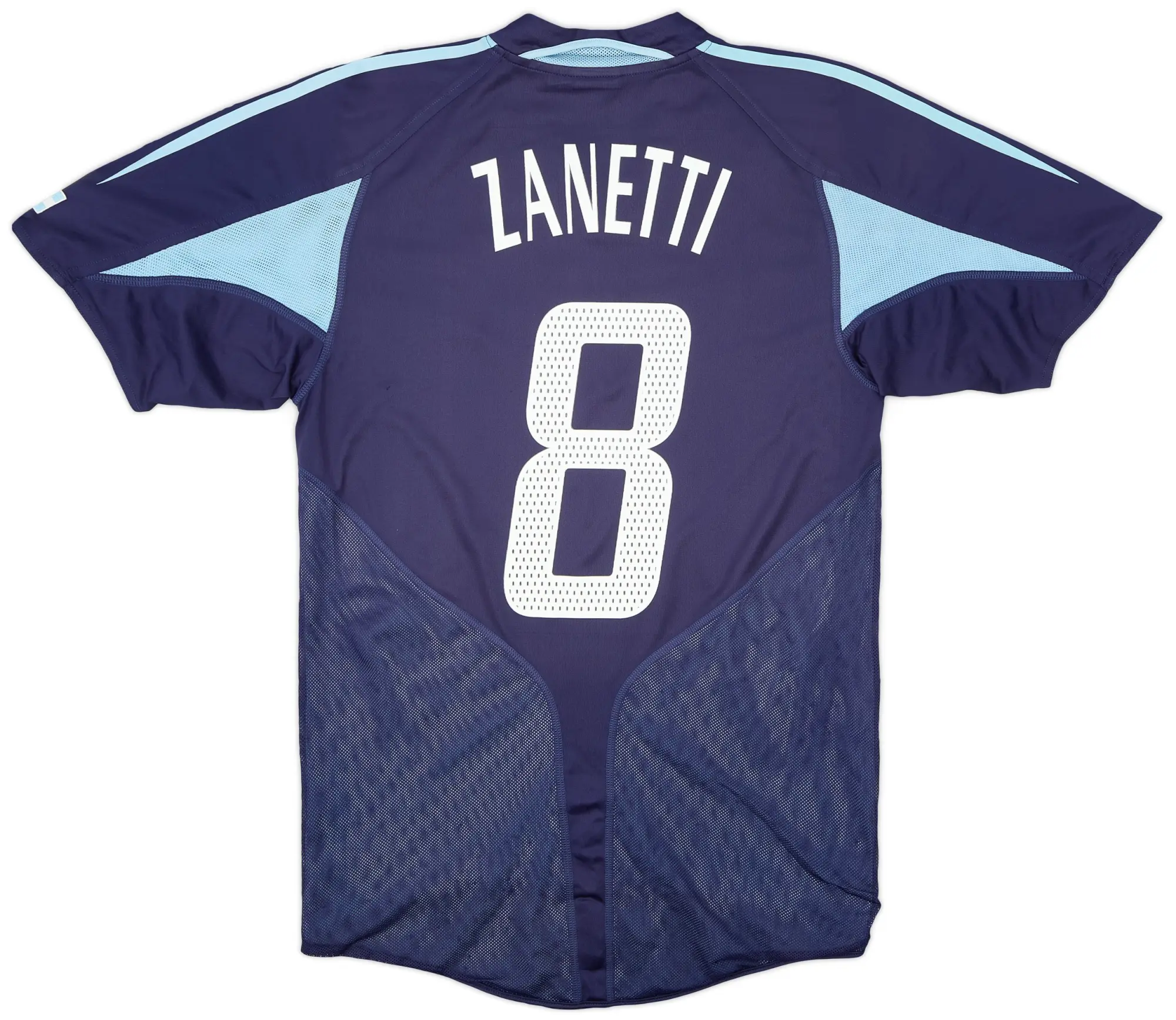 adidas 2004-05 Argentina Away Shirt Zanetti #8 - 6/10 - (S)