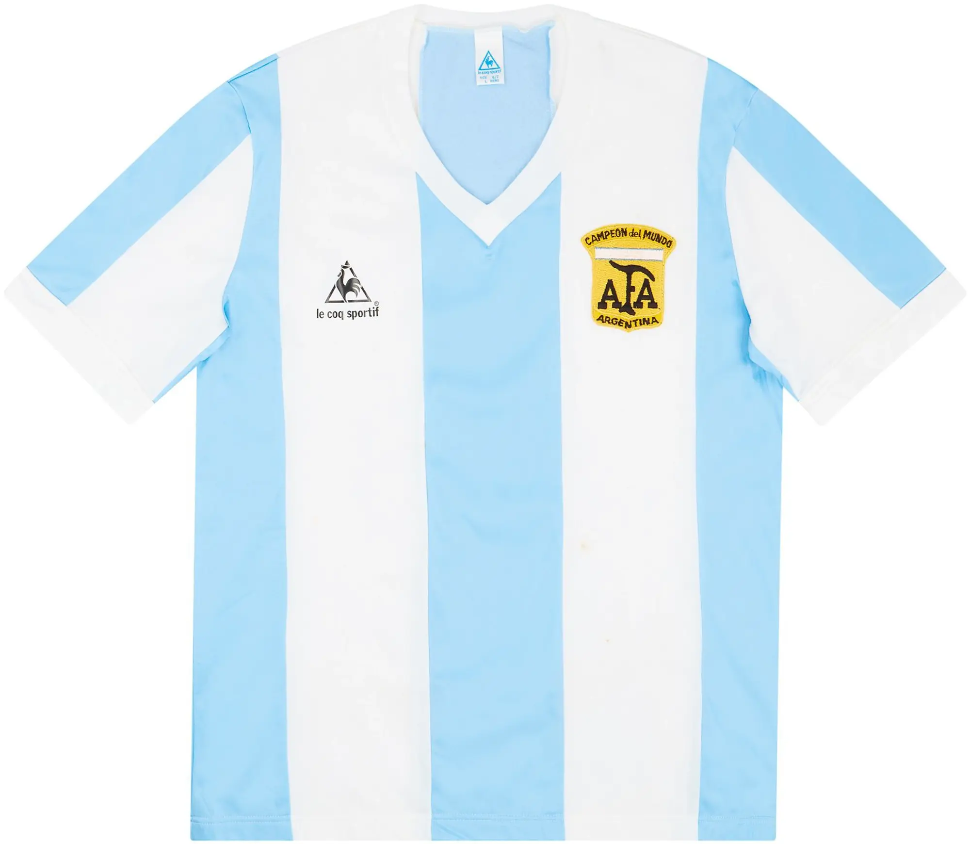 adidas 1980-82 Argentina Home 'Campeon del Mundo' Shirt (L)