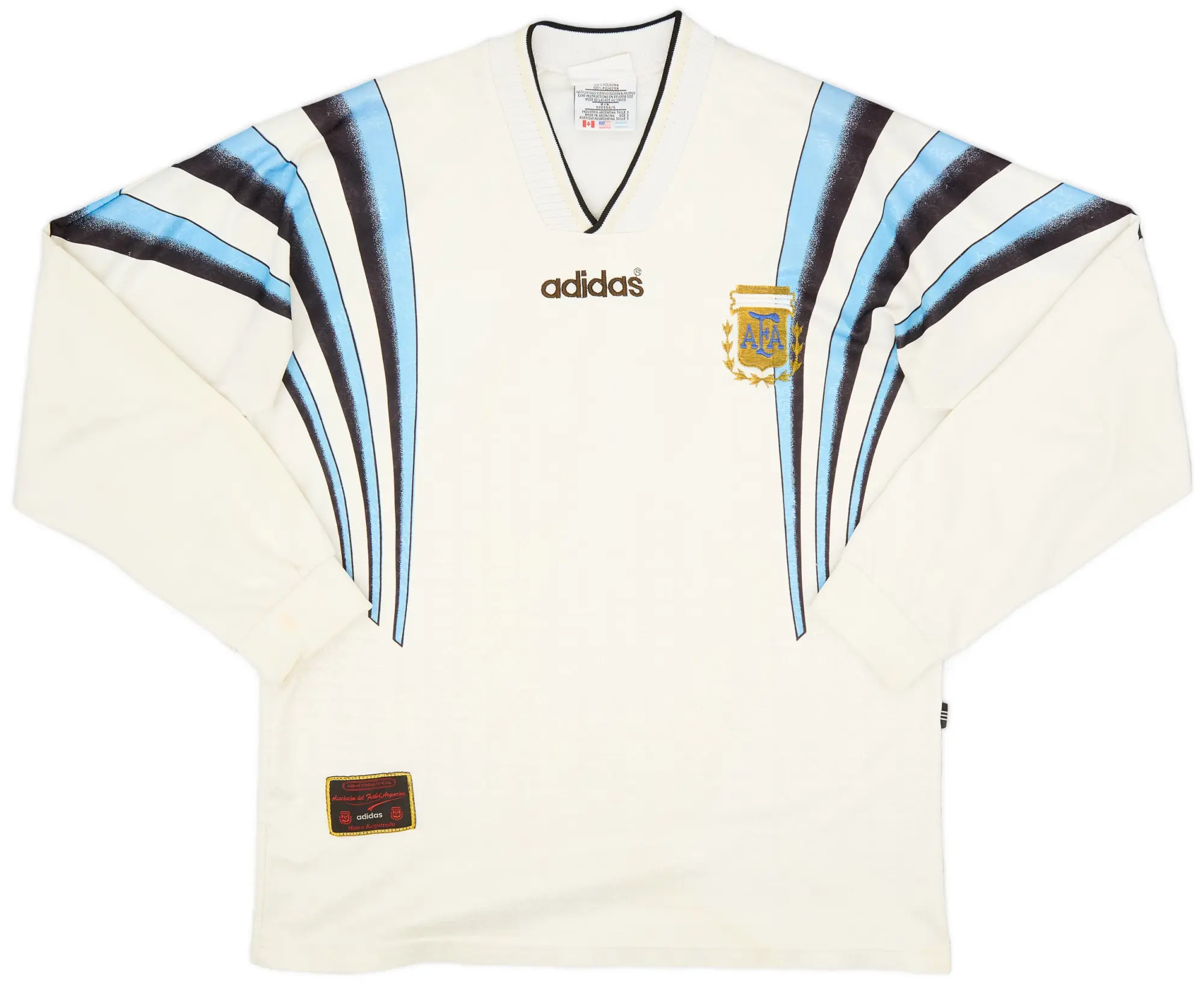 adidas 1996-97 Argentina Third L/S Shirt - 6/10 - (L)