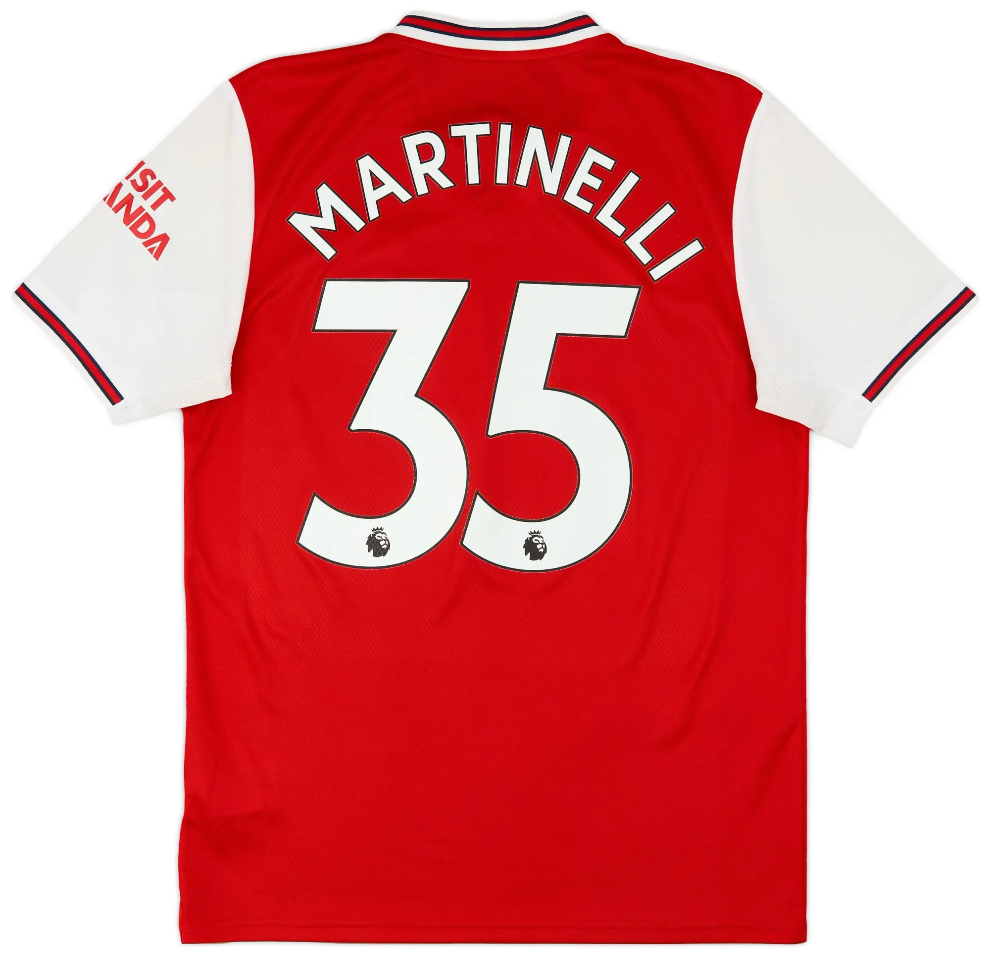 adidas 2019-20 Arsenal Home Shirt Martinelli #35 - 6/10 - (M)
