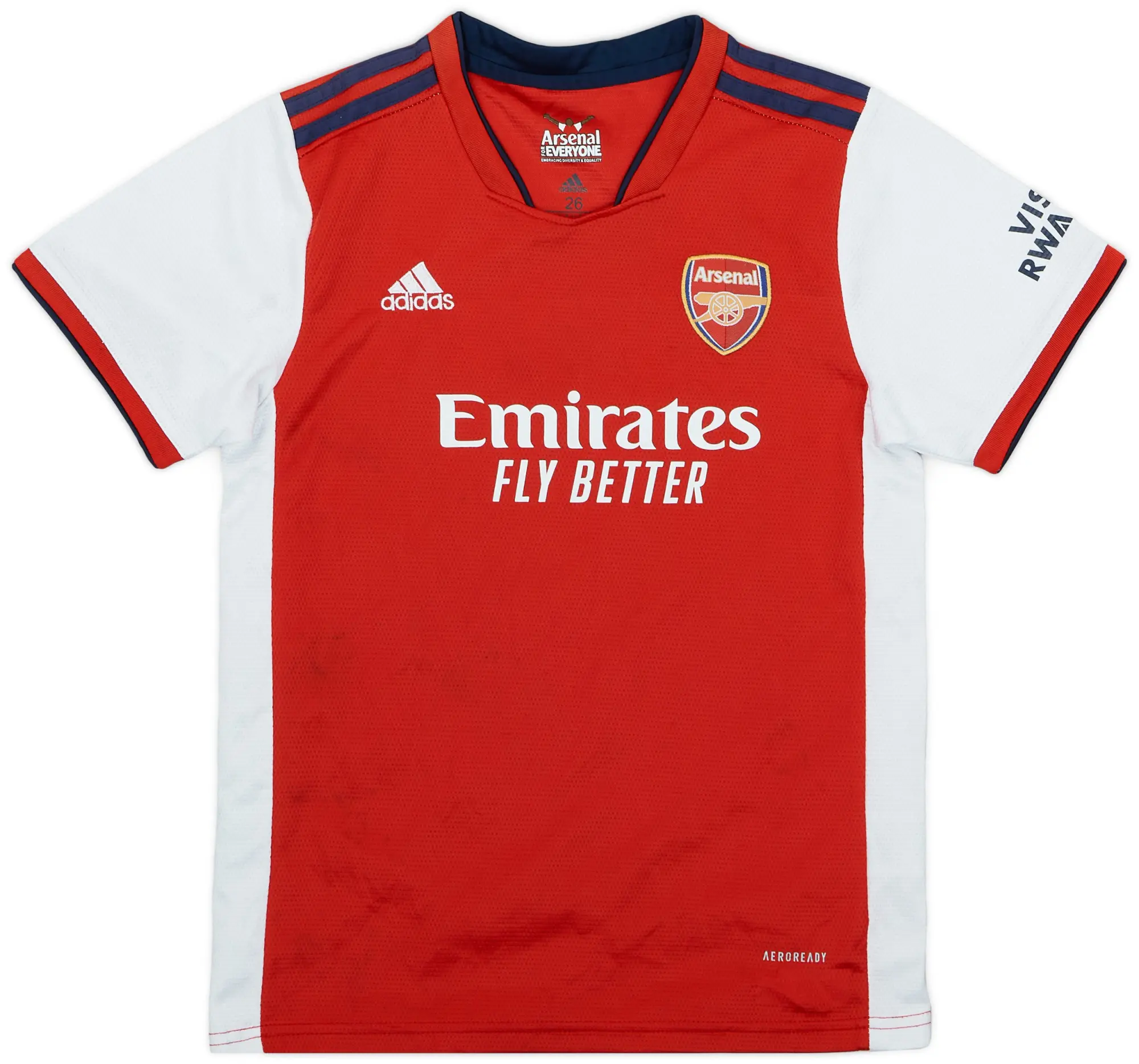 Nike 2021-22 Arsenal Home Shirt - 9/10 - (Women's XXL)