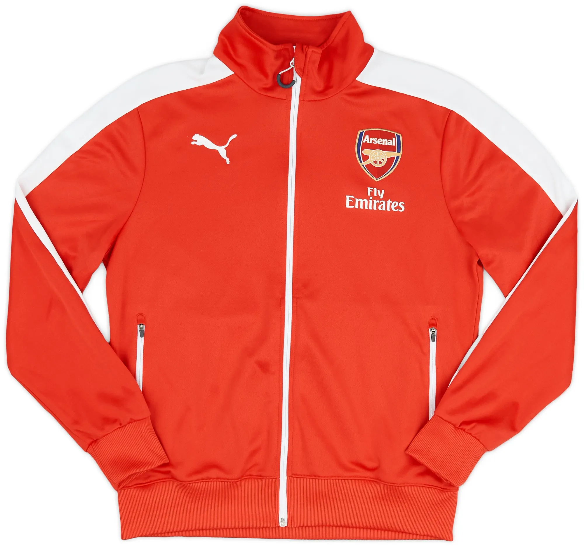 2015-16 Arsenal Puma Track Jacket - 9/10 - (S) | ARSJ15495FT