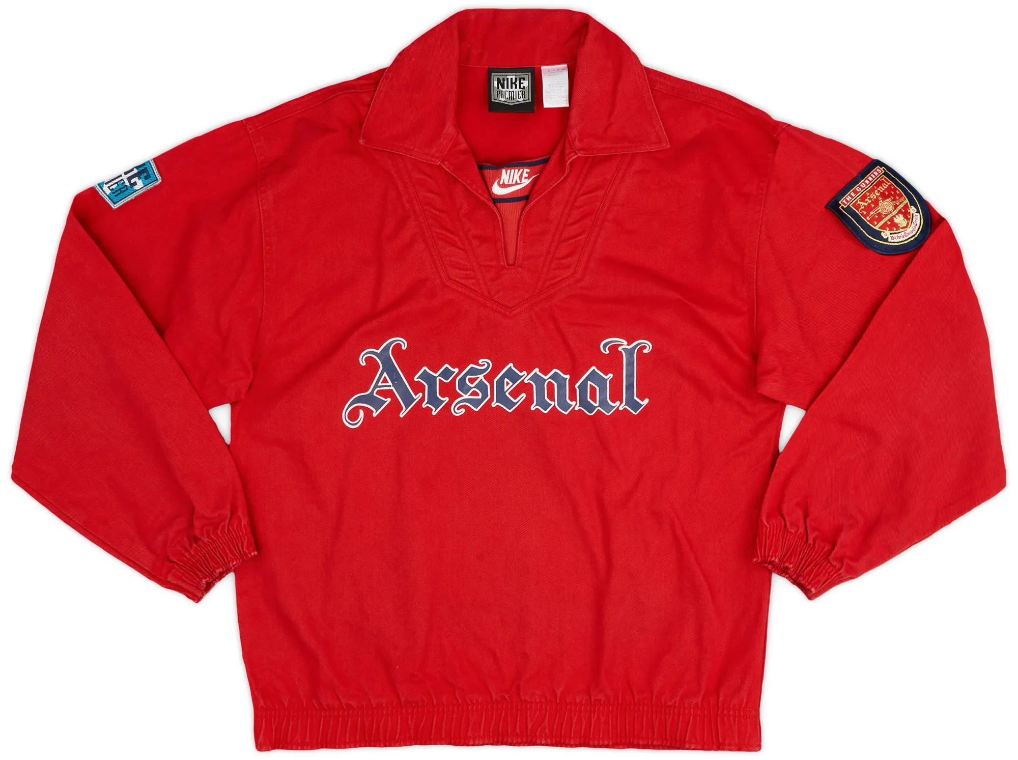 【正規品1994-95 NIKE Arsenal drill Top 超美品】 1994-95 Arsenal Nike Drill Top - 9/10 - (S) | ARSJ94-849 | FOOTY.COM