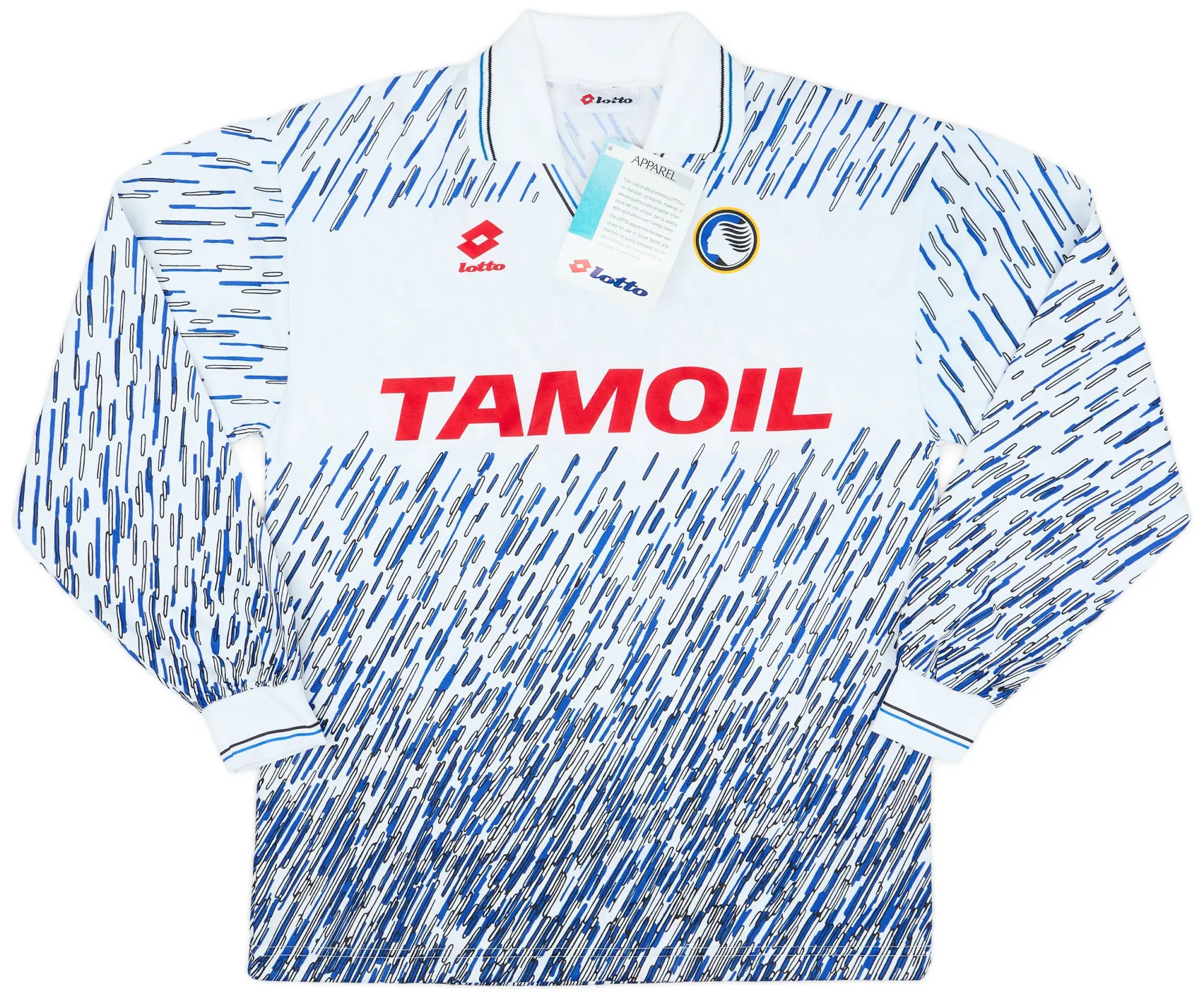 Lotto 1991-93 Atalanta Away L/S Shirt (M)