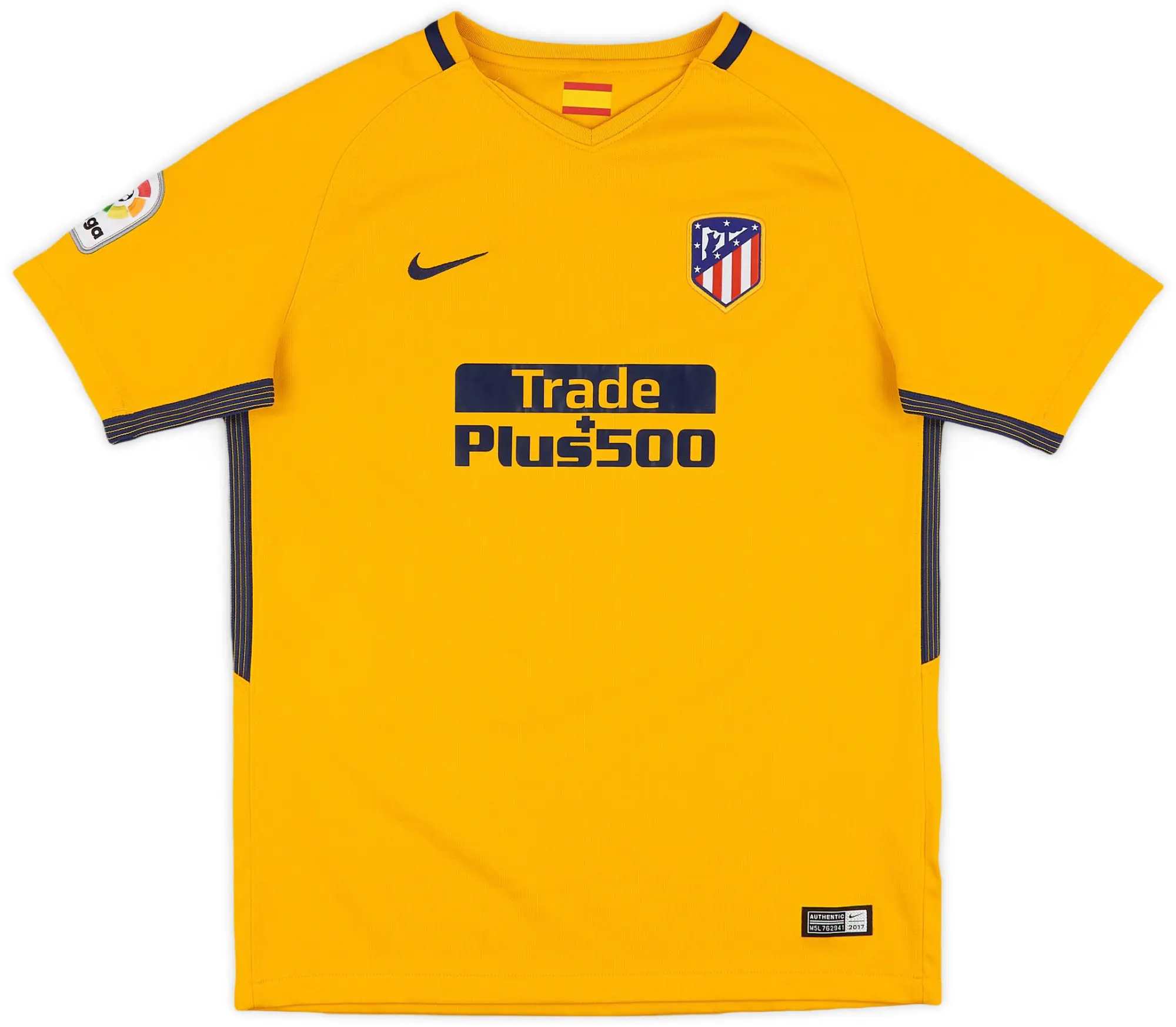 Nike 2017-18 Atletico Madrid Away Shirt - 8/10 - (XL.Boys)