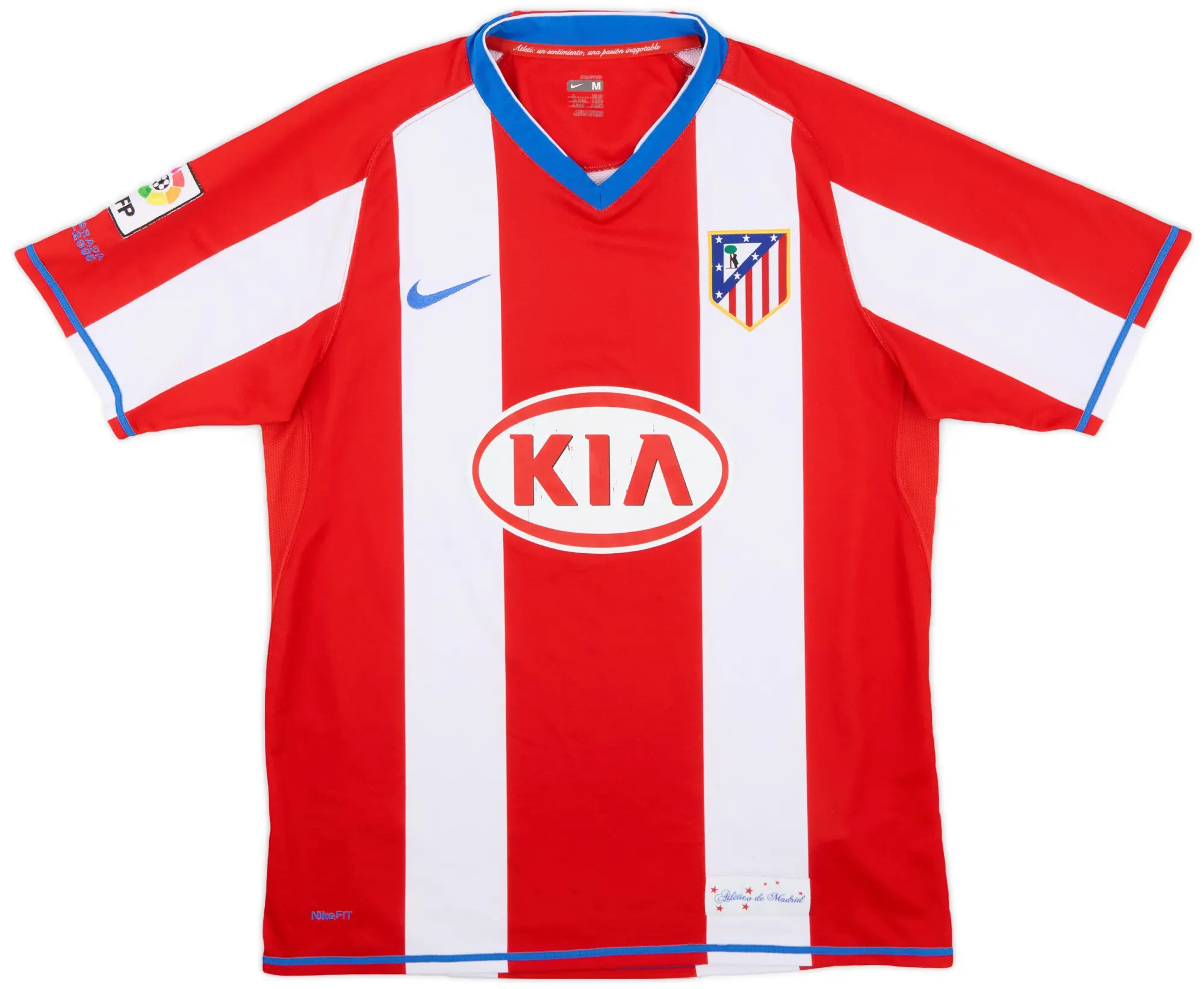 Nike 2007-08 Atletico Madrid Home Shirt - 6/10 - (M)