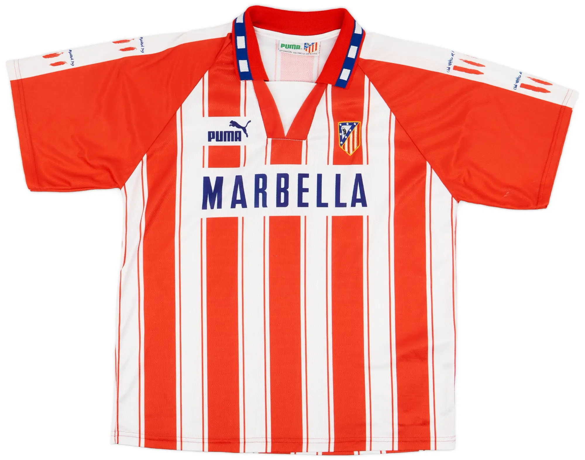 Puma 1994-95 Atletico Madrid Home Shirt - 9/10 - (L)