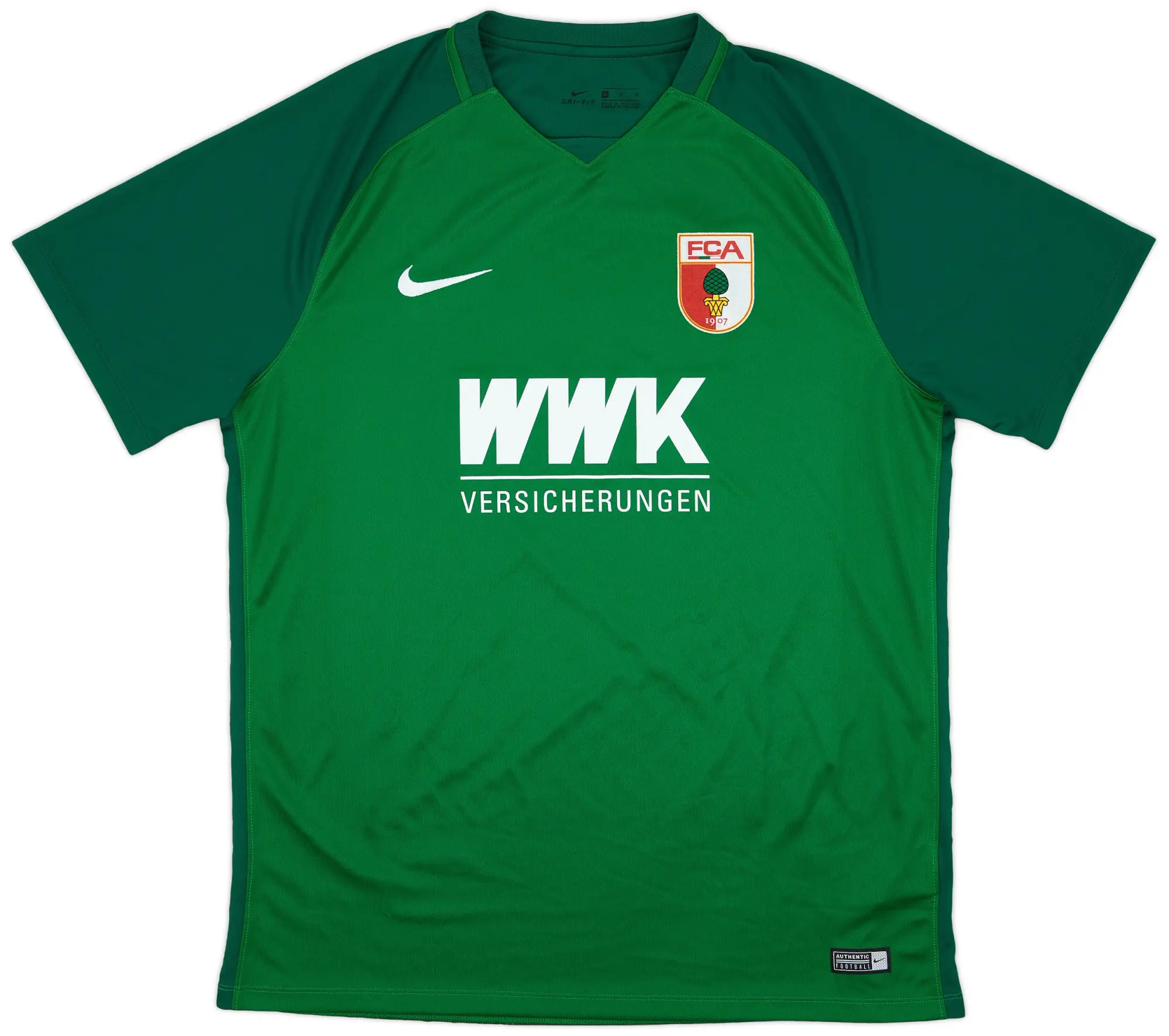Nike 2017-18 Augsburg Away Shirt - 9/10 - (XL)