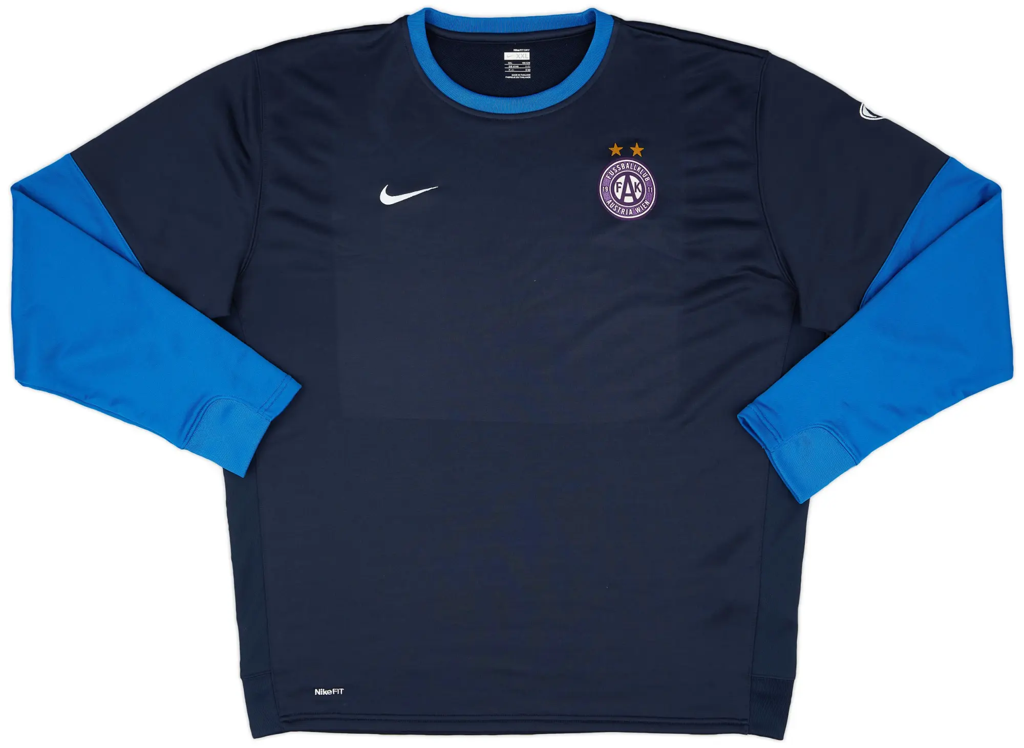 2009-10 Austria Vienna Nike Sweat Top - 9/10 - (XXL)