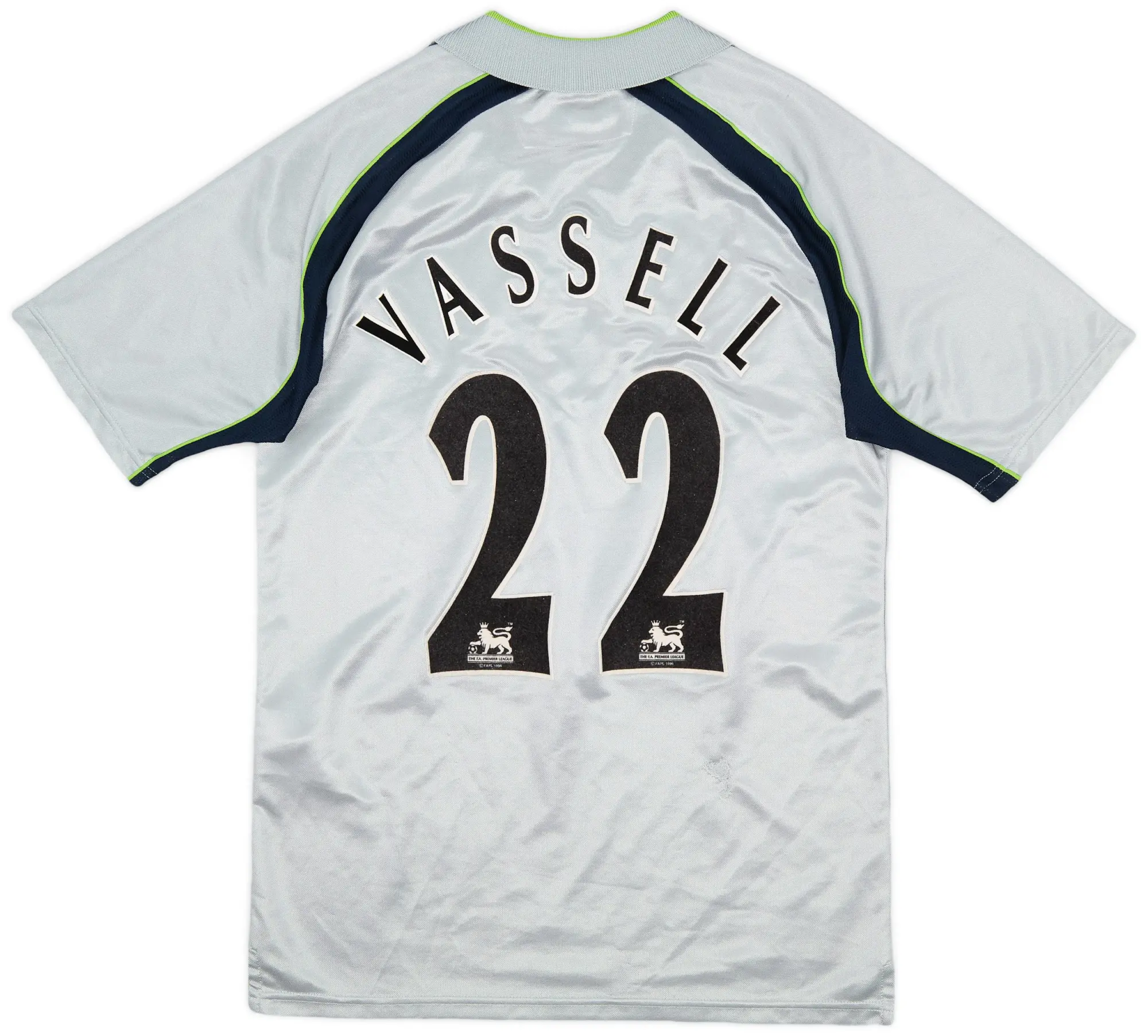 Diadora 2001-02 Aston Villa Away Shirt Vassell #22 - 7/10 - (Y)