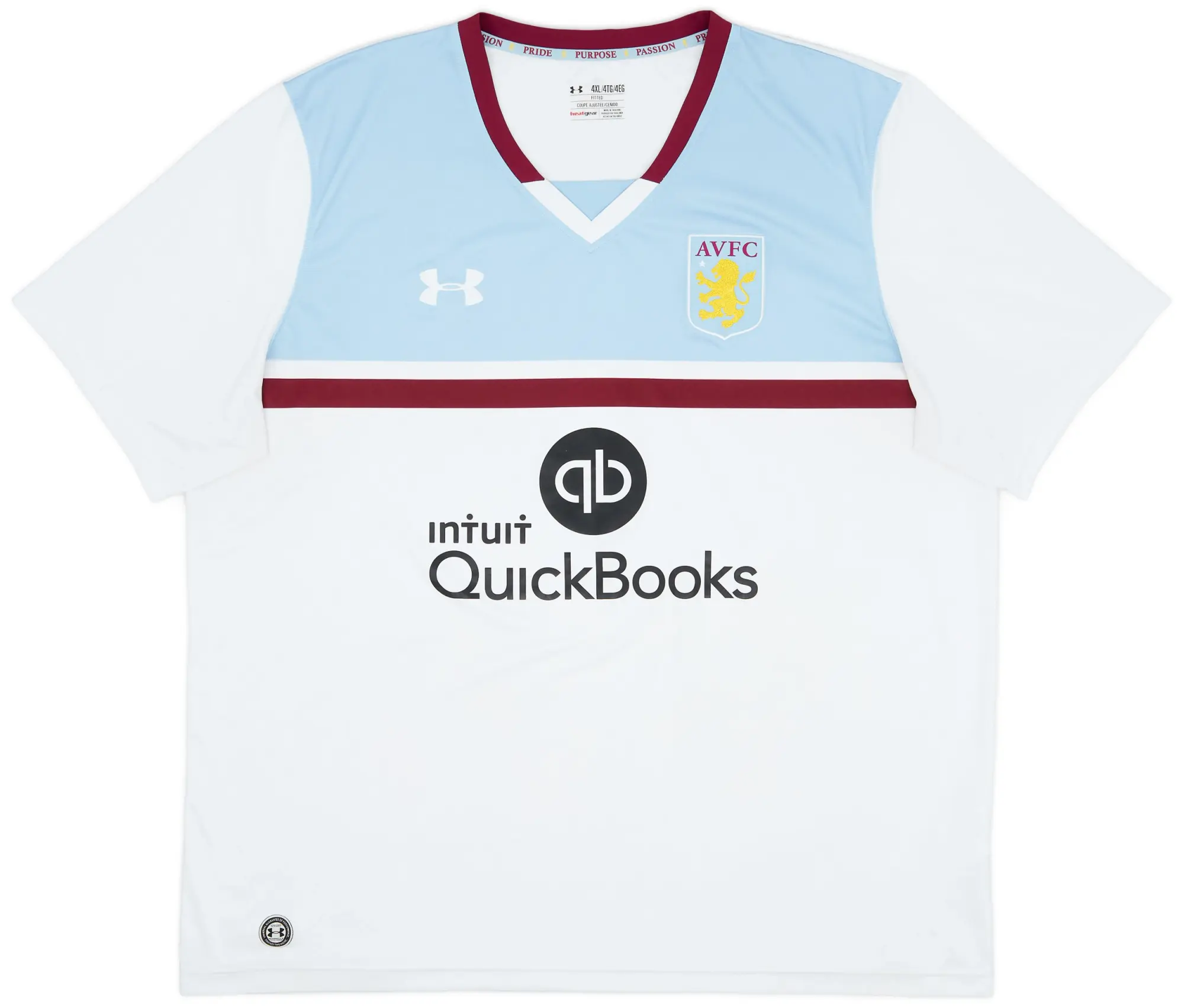 Under Armour 2016-17 Aston Villa Away Shirt - 8/10 - (4XL)