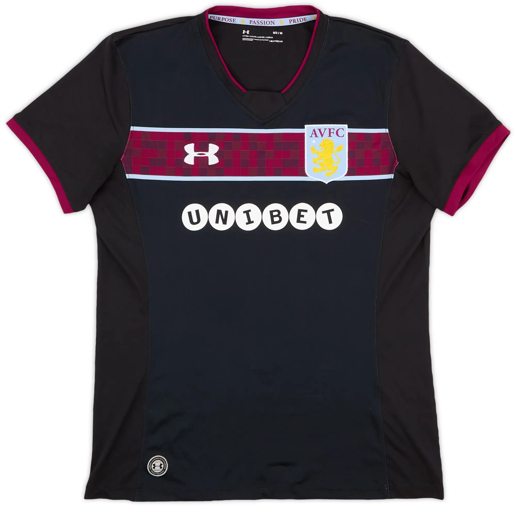 Under Armour 2017-18 Aston Villa Away Shirt - 9/10 - (M)