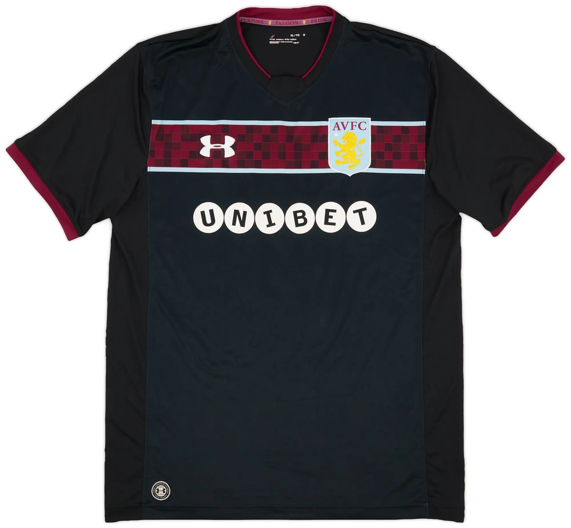 Under Armour 2017-18 Aston Villa Away Shirt - 9/10 - (XL)