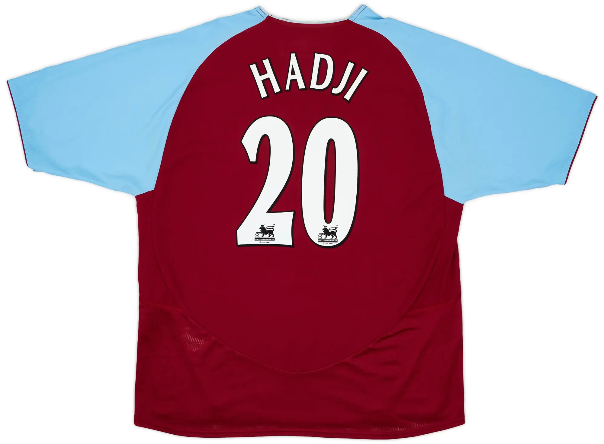 Diadora 2003-04 Aston Villa Home Shirt Hadji #20 - 8/10 - (XL)