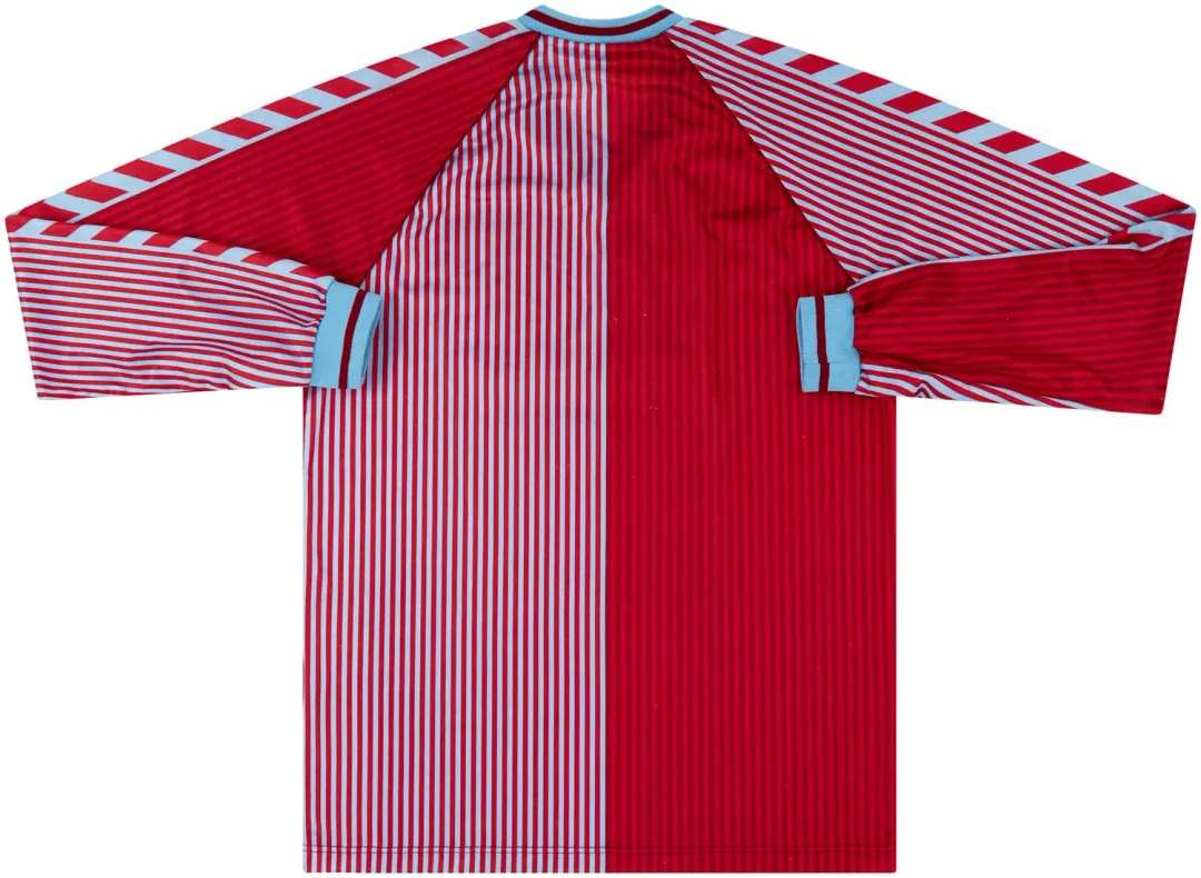 Hummel Aston Villa Mens LS Home Shirt 1987/89 | AVLH8759 | FOOTY.COM