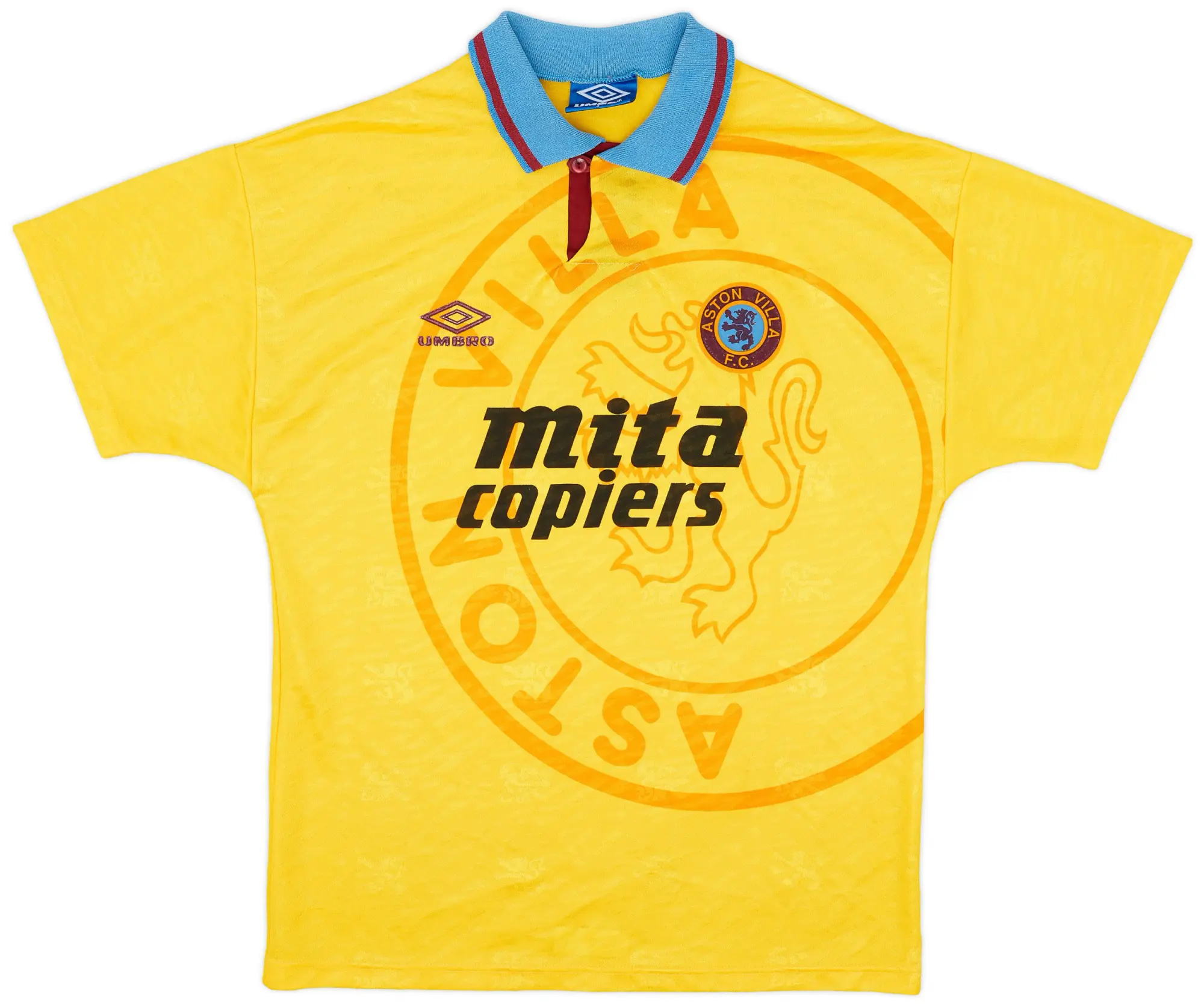 Umbro 1991-93 Aston Villa Third Shirt - 8/10 - (S)