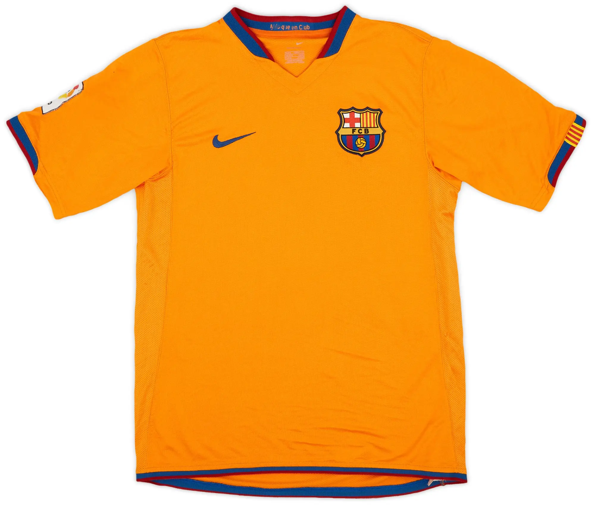 Nike 2006-08 Barcelona Away Shirt Messi #19 (XL)