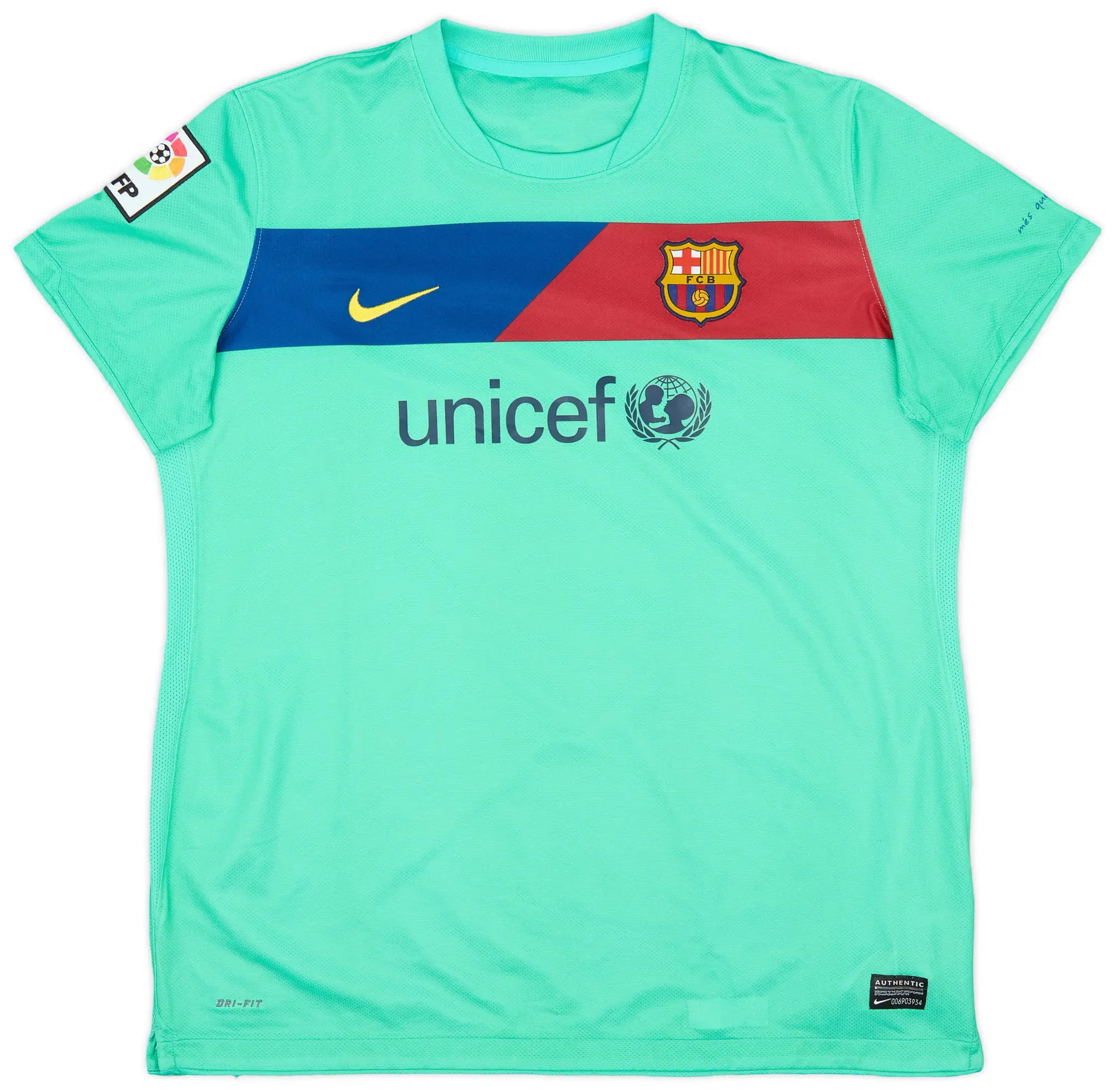 Nike 2010-11 Barcelona Away Shirt - 8/10 - (Women's XL)