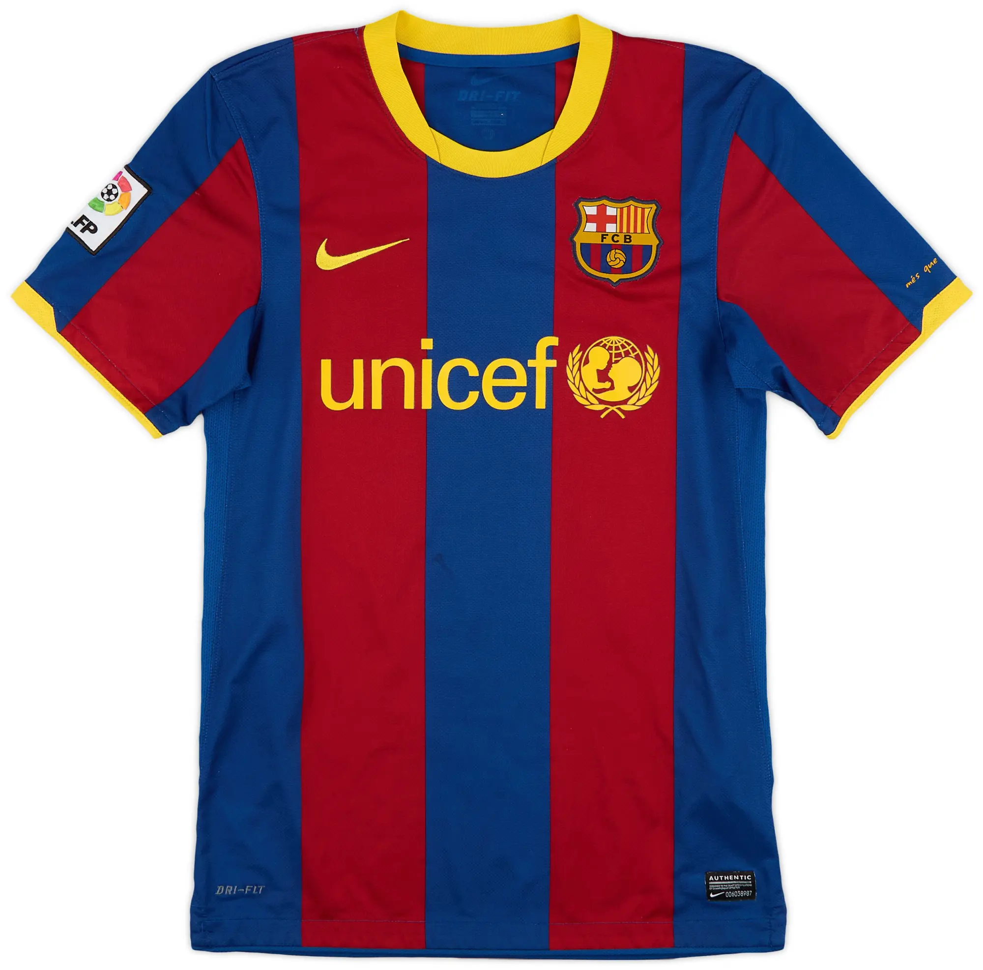 Nike 2010-11 Barcelona Home Shirt Messi #10 - 8/10 - (S)
