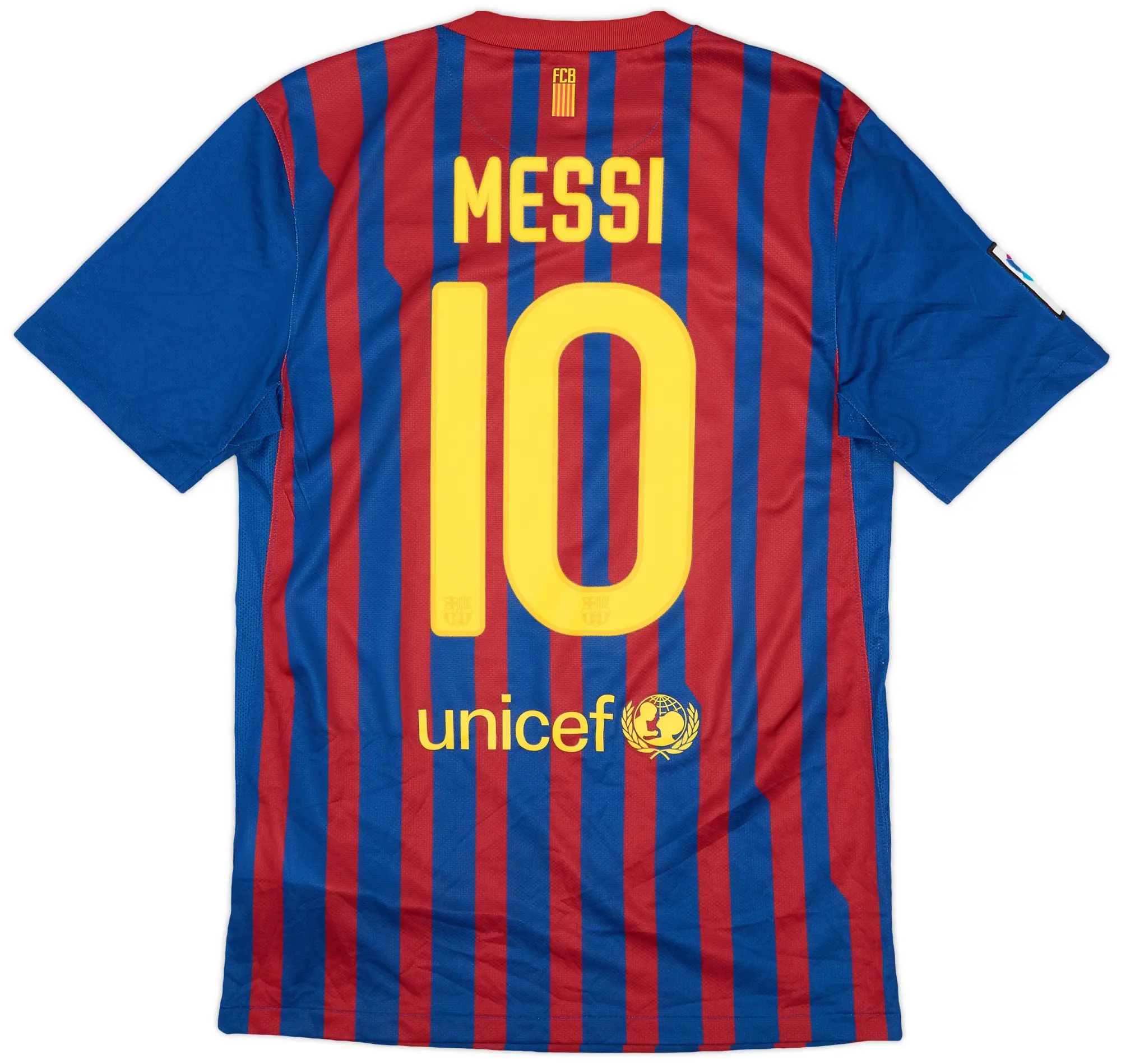 Nike 2011-12 Barcelona Home Shirt Messi #10 - 7/10 - (S)