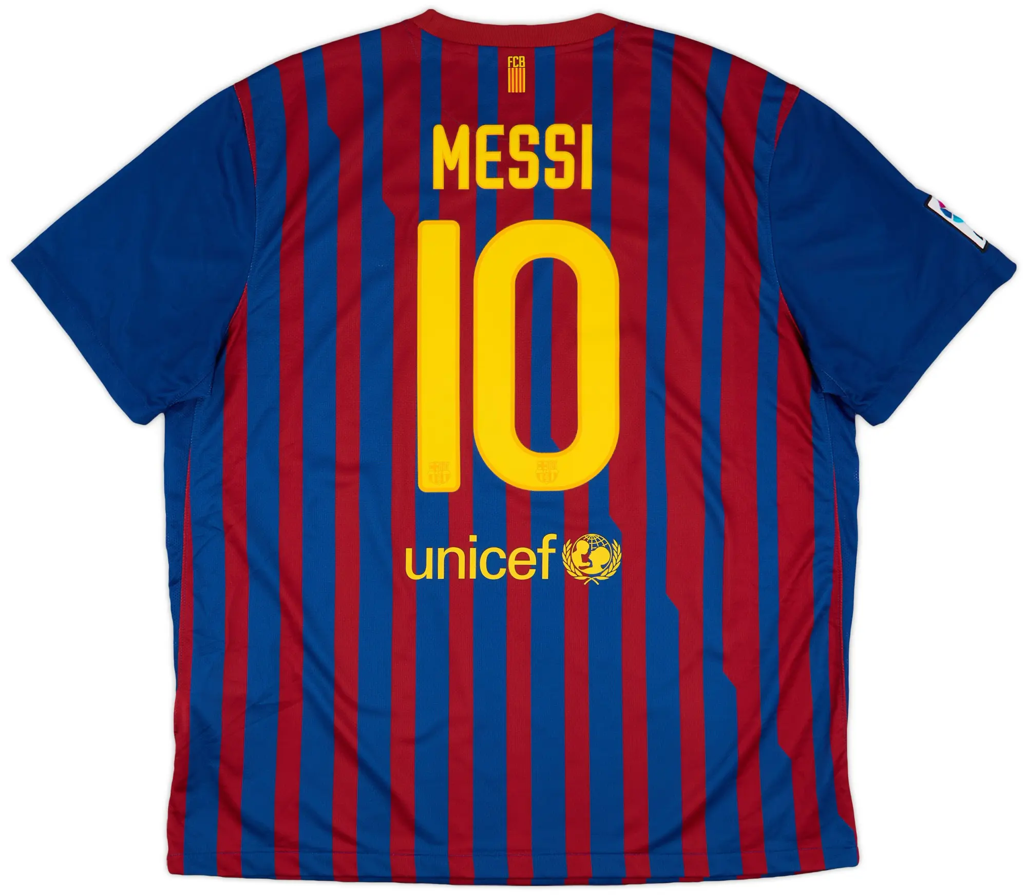 Nike 2011-12 Barcelona Home Shirt Messi #10 - 8/10 - (XL)