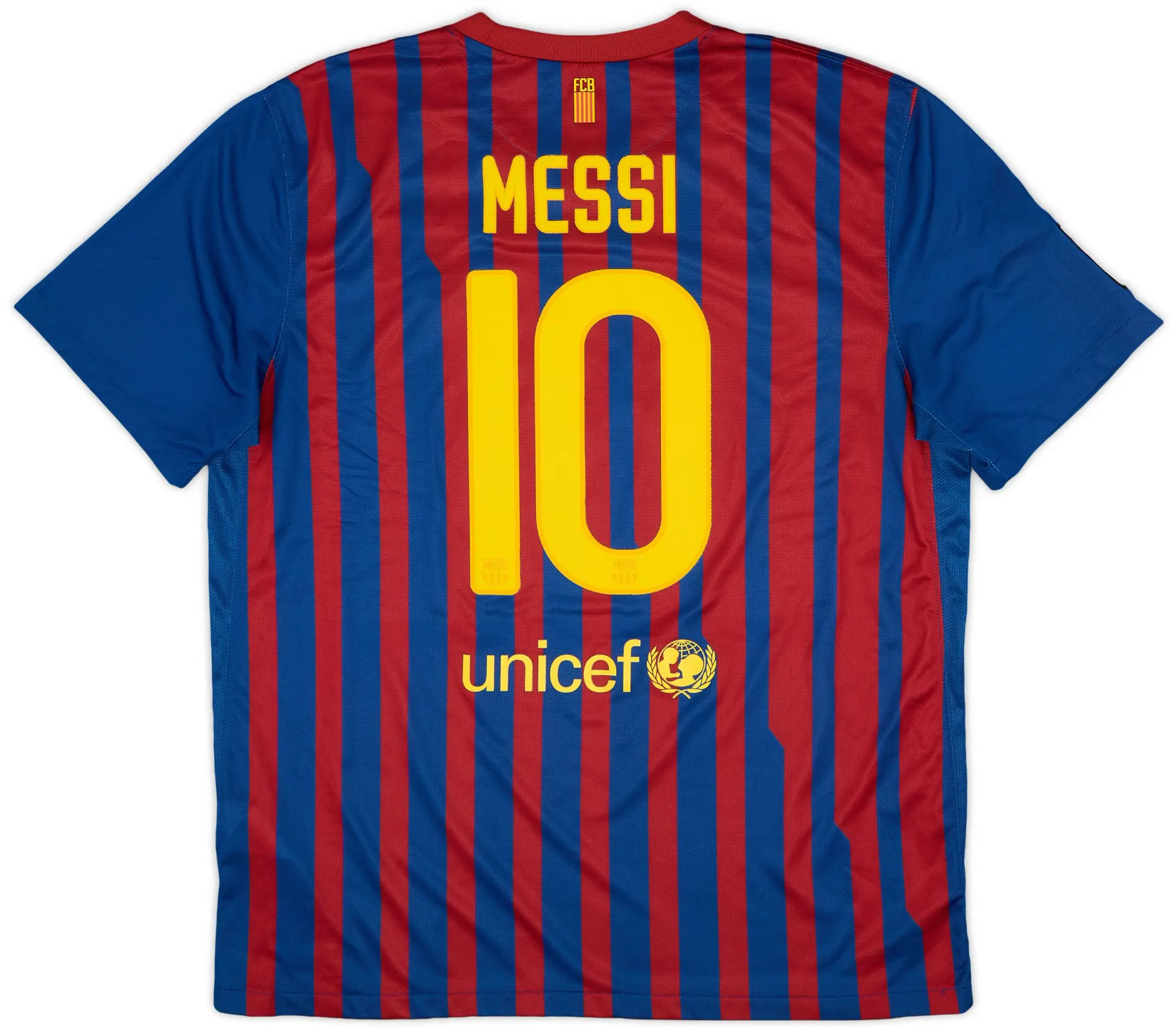 Nike 2011-12 Barcelona Home Shirt Messi #10 - 8/10 - (XL)