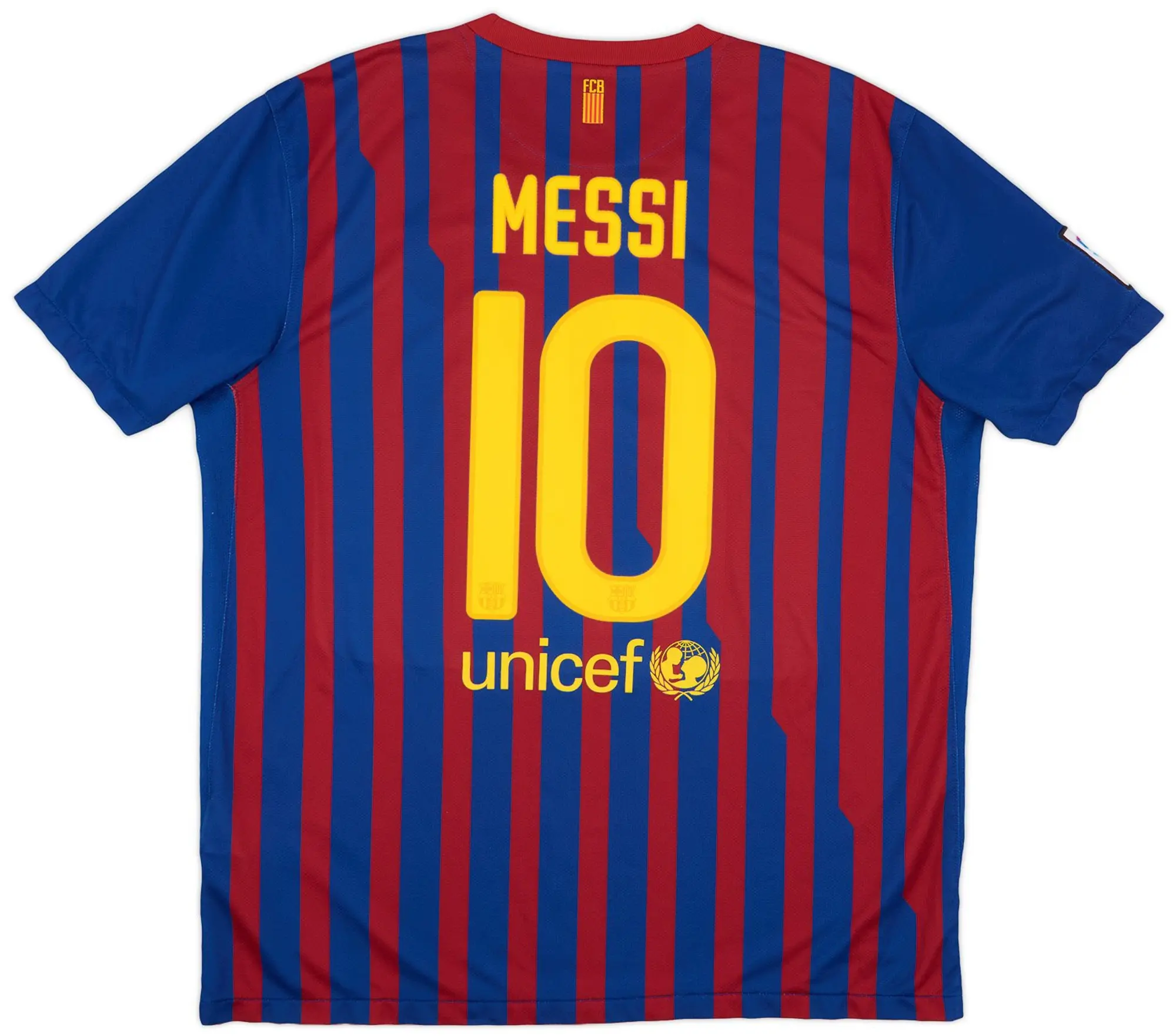 Nike 2011-12 Barcelona Home Shirt Messi #10 - 7/10 - (XXL)