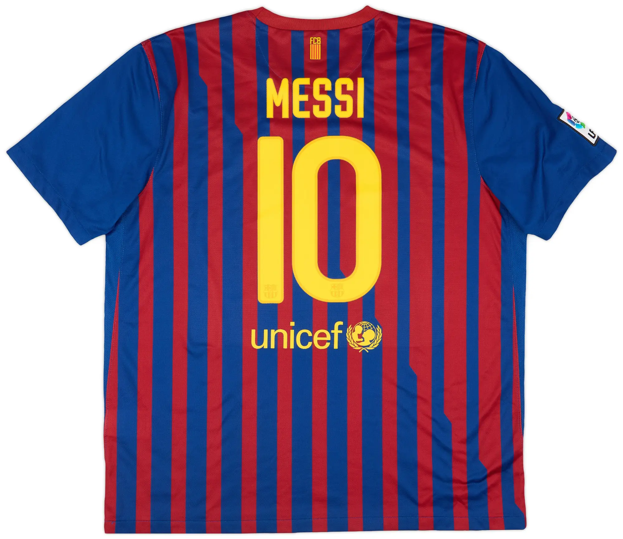 Nike 2011-12 Barcelona Home Shirt Messi #10 - 7/10 - (XXL)